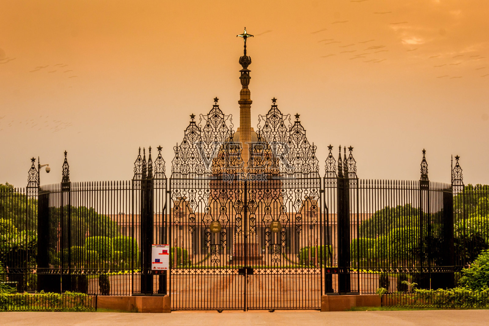 印度总统府照片摄影图片