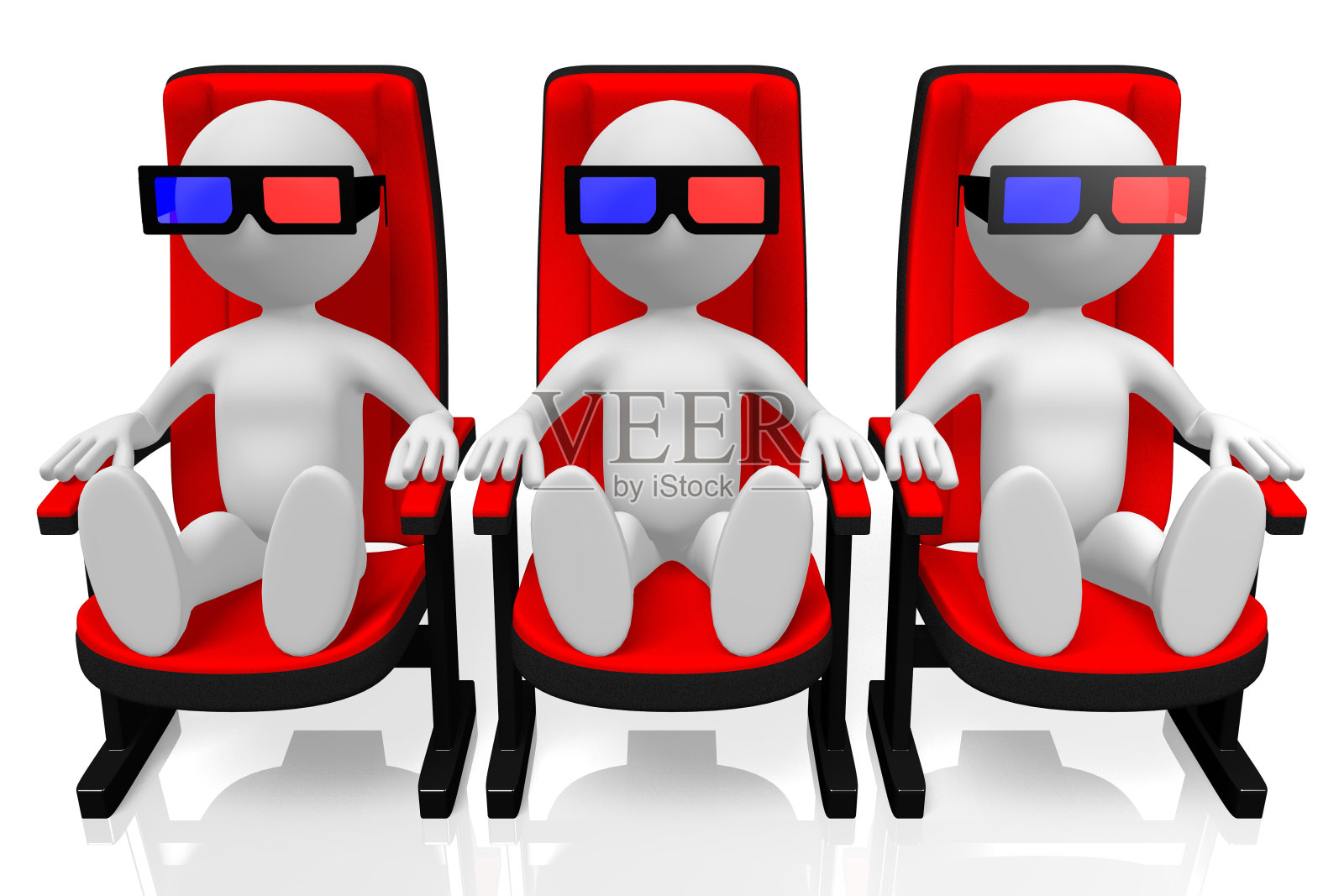 电影院观众概念插画图片素材