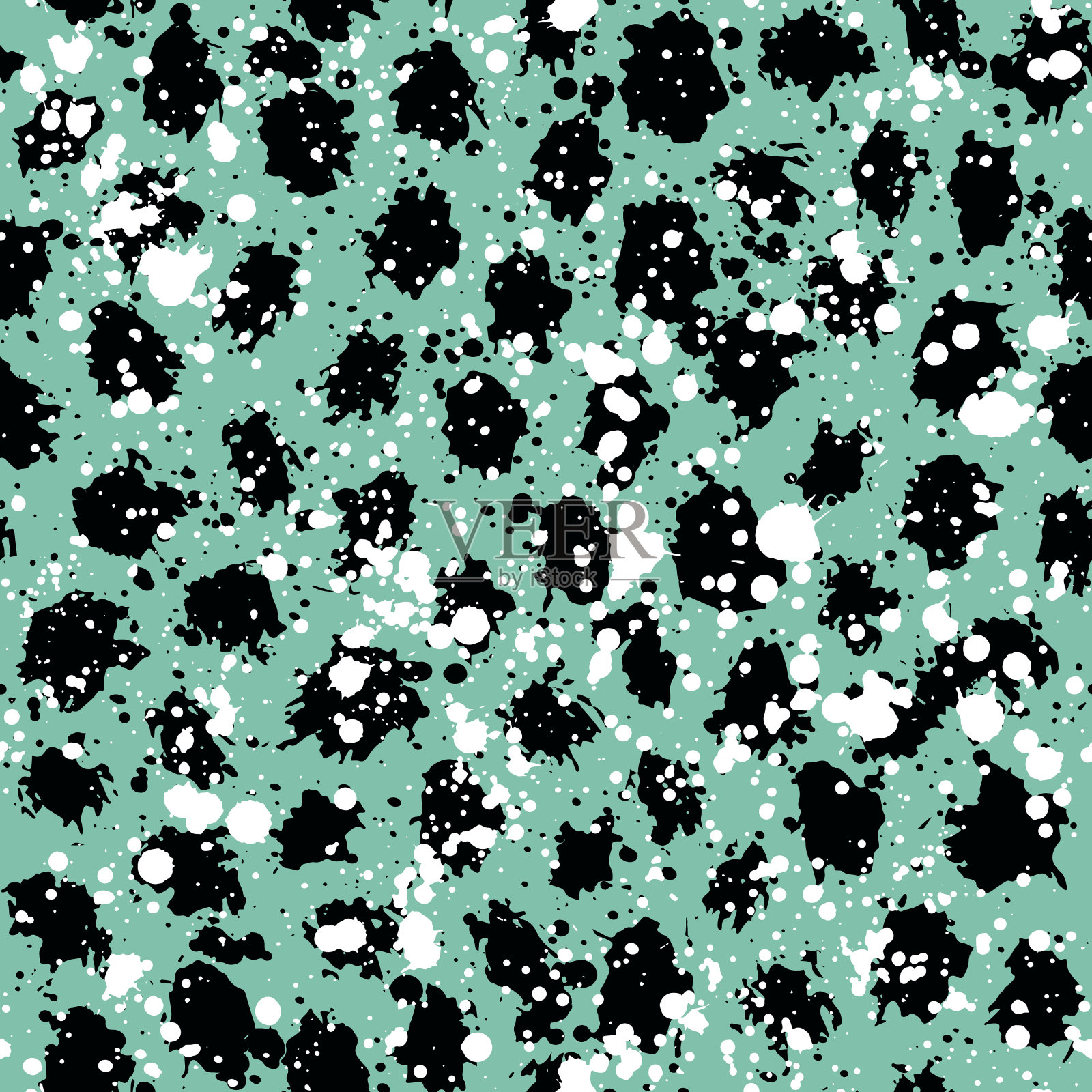 抽象手绘笔触和颜料飞溅纹理插画图片素材