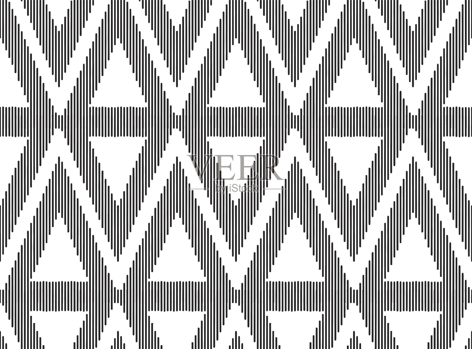 Seamlles模式三角形插画图片素材