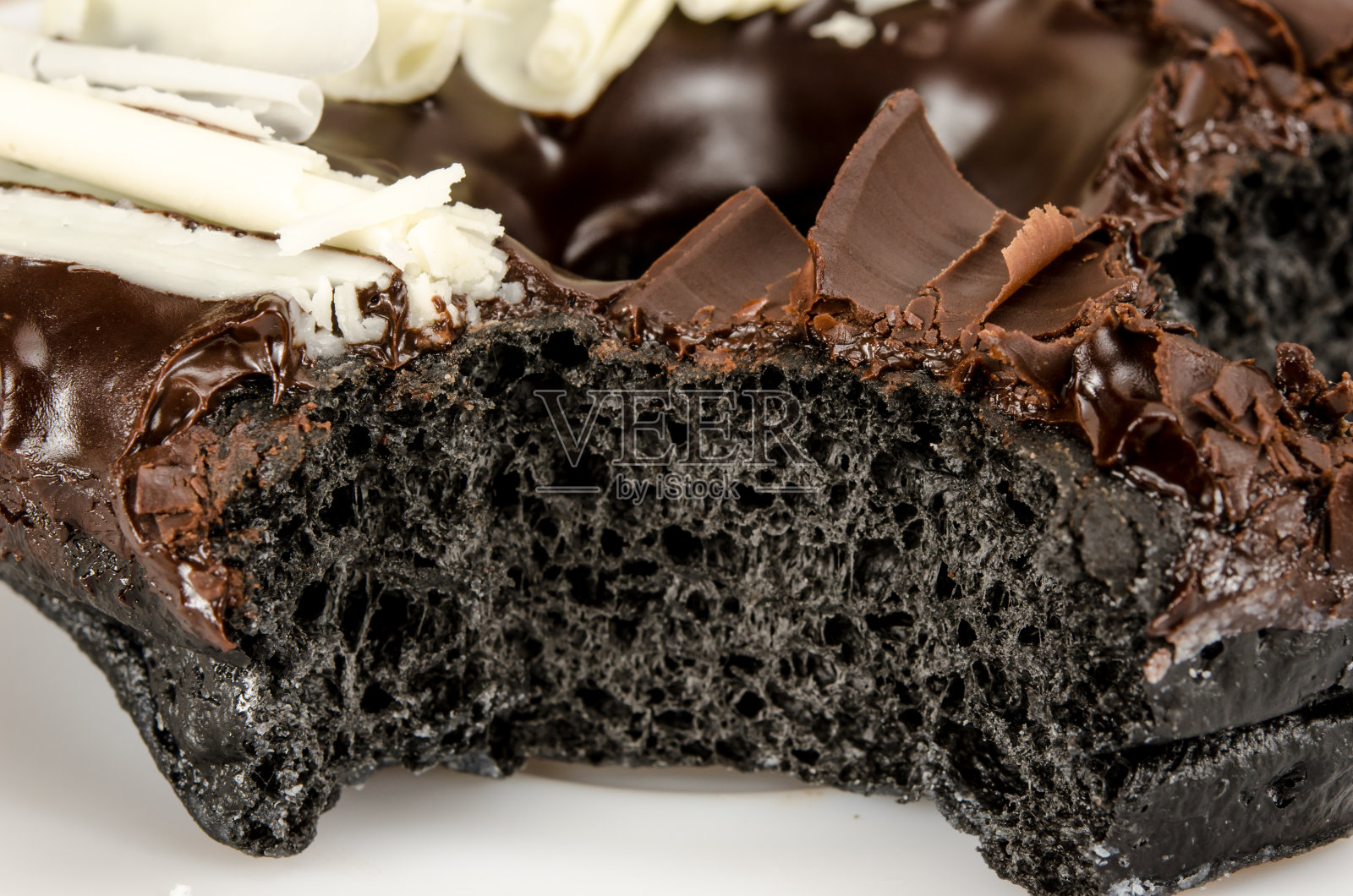 巧克力甜甜圈照片摄影图片