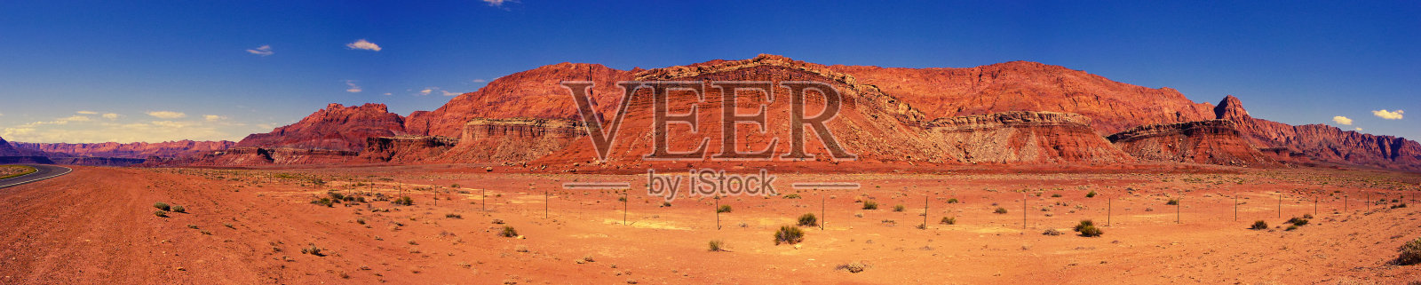 亚利桑那州大理石峡谷沙漠岩层全景图照片摄影图片