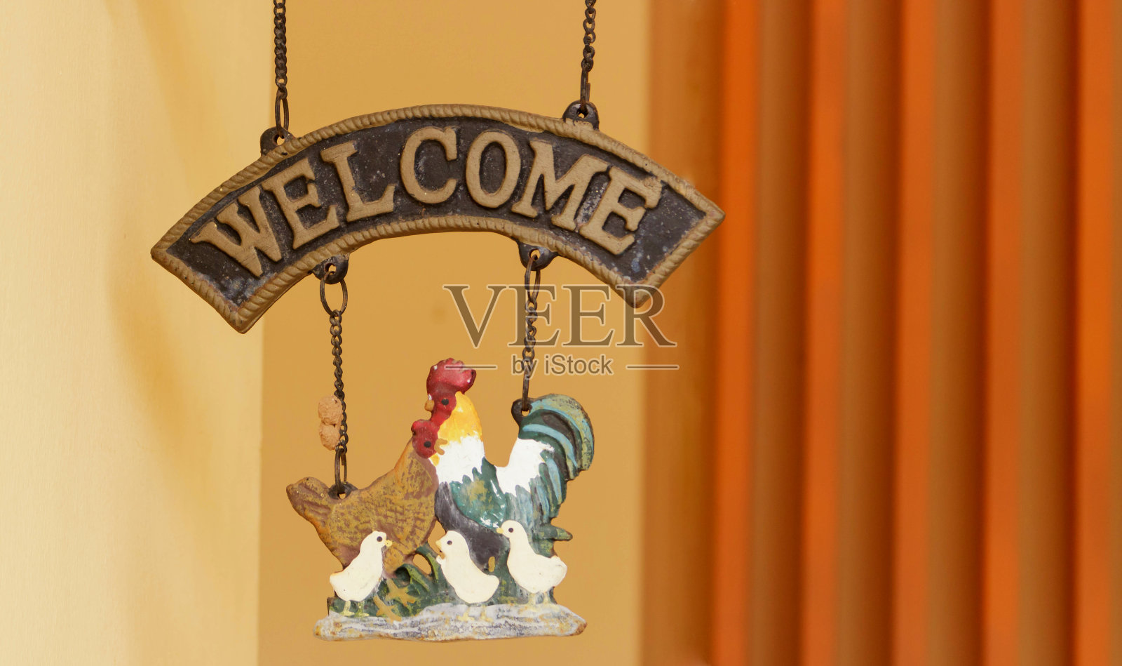 欢迎横幅和泥鸡照片摄影图片