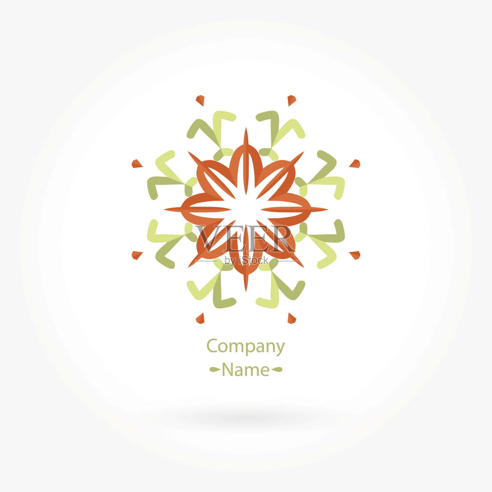 美丽的圆形插画图片素材