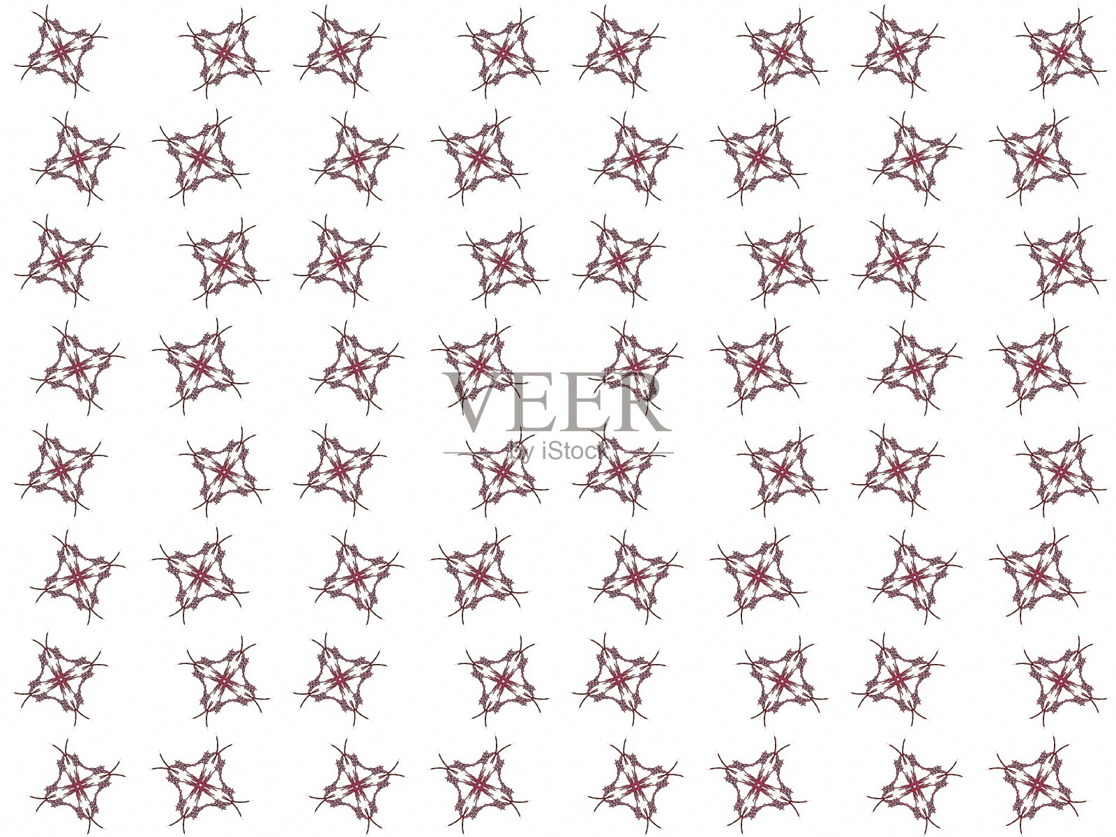 纹理与三维渲染抽象分形图案插画图片素材