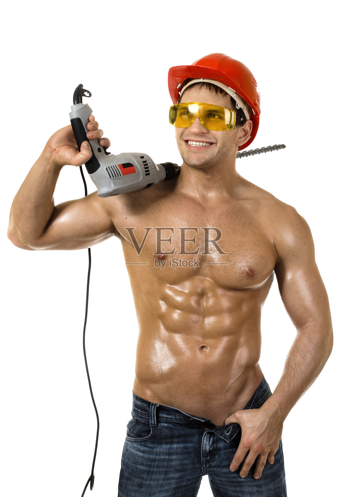 钻孔机照片摄影图片