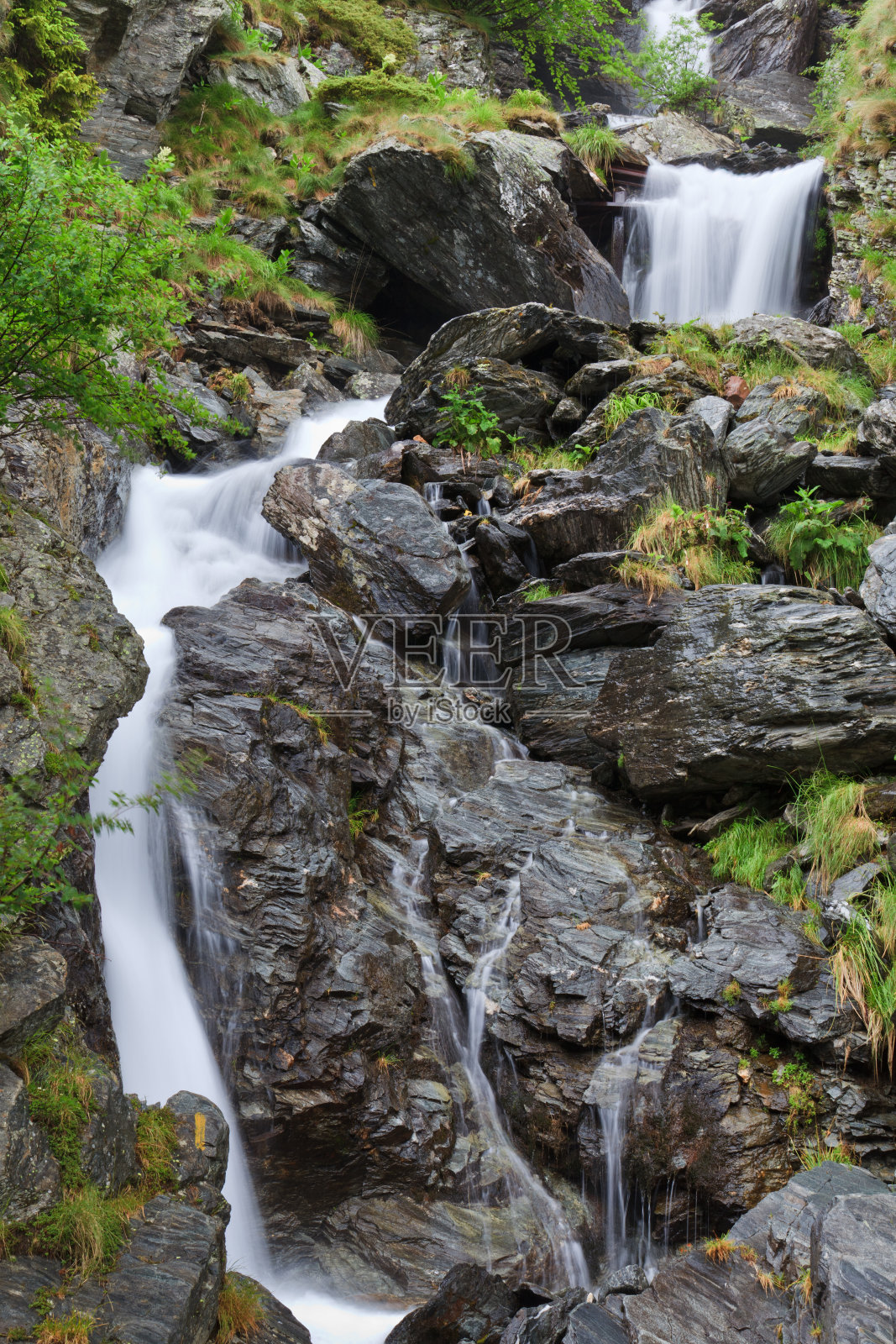 高山流水照片摄影图片