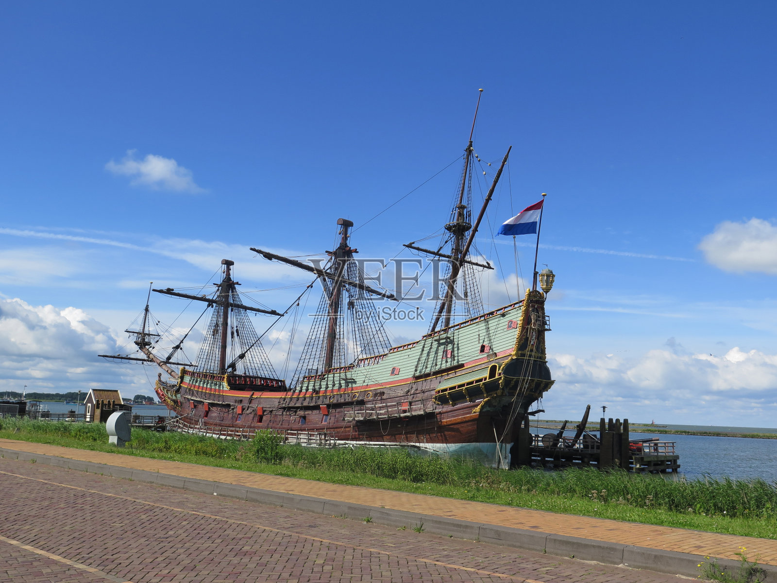 木制帆船照片摄影图片