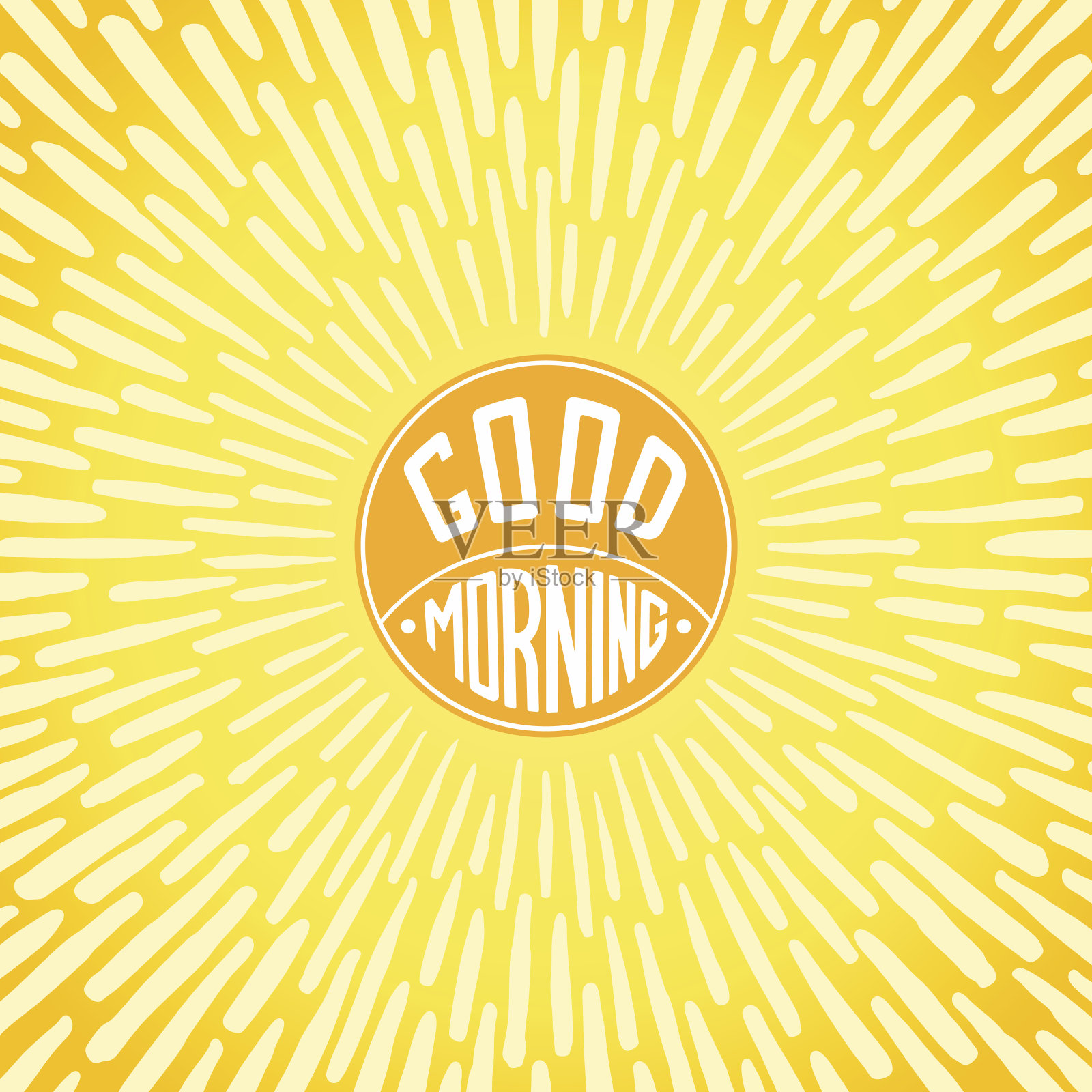 早上好插画图片素材