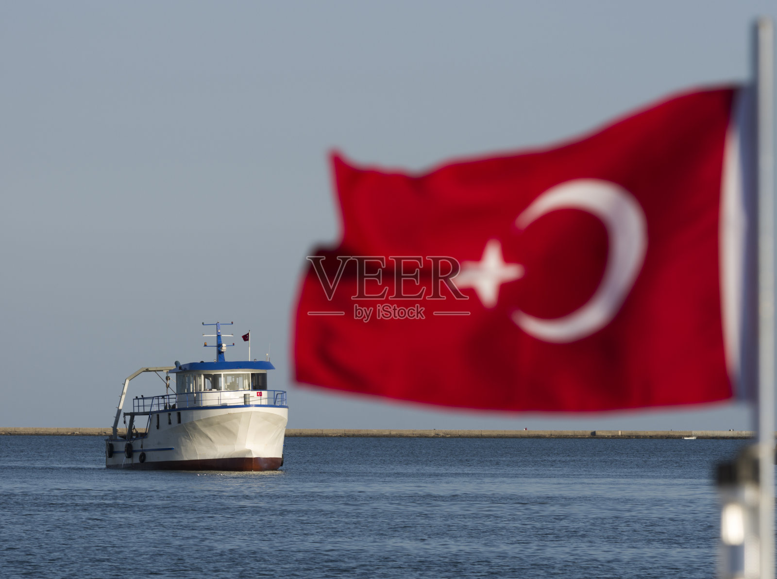 土耳其的渔船照片摄影图片