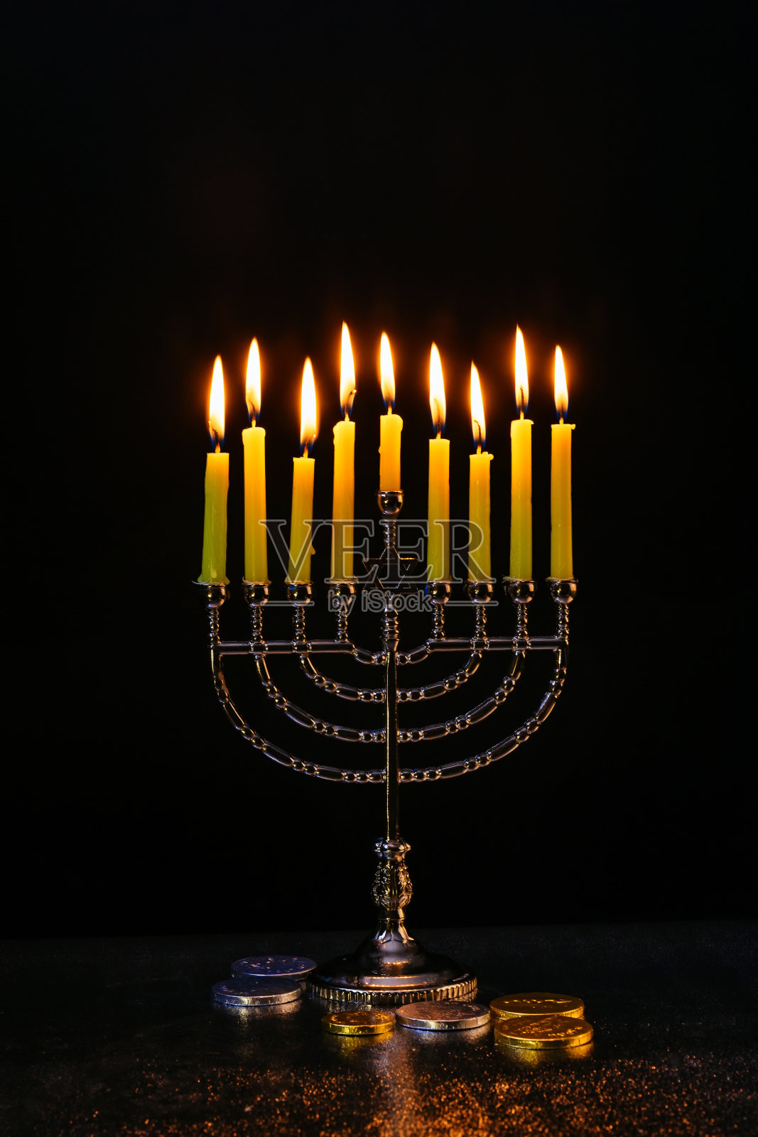 光明节蜡烛庆祝活动照片摄影图片