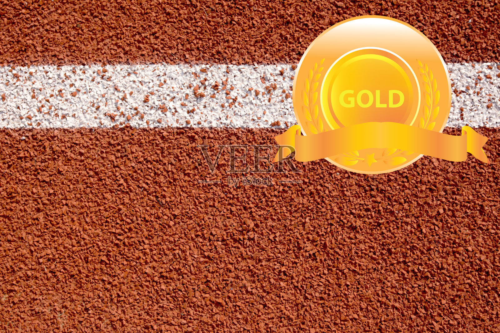 开始跑步，金牌银牌铜牌，奖章照片摄影图片