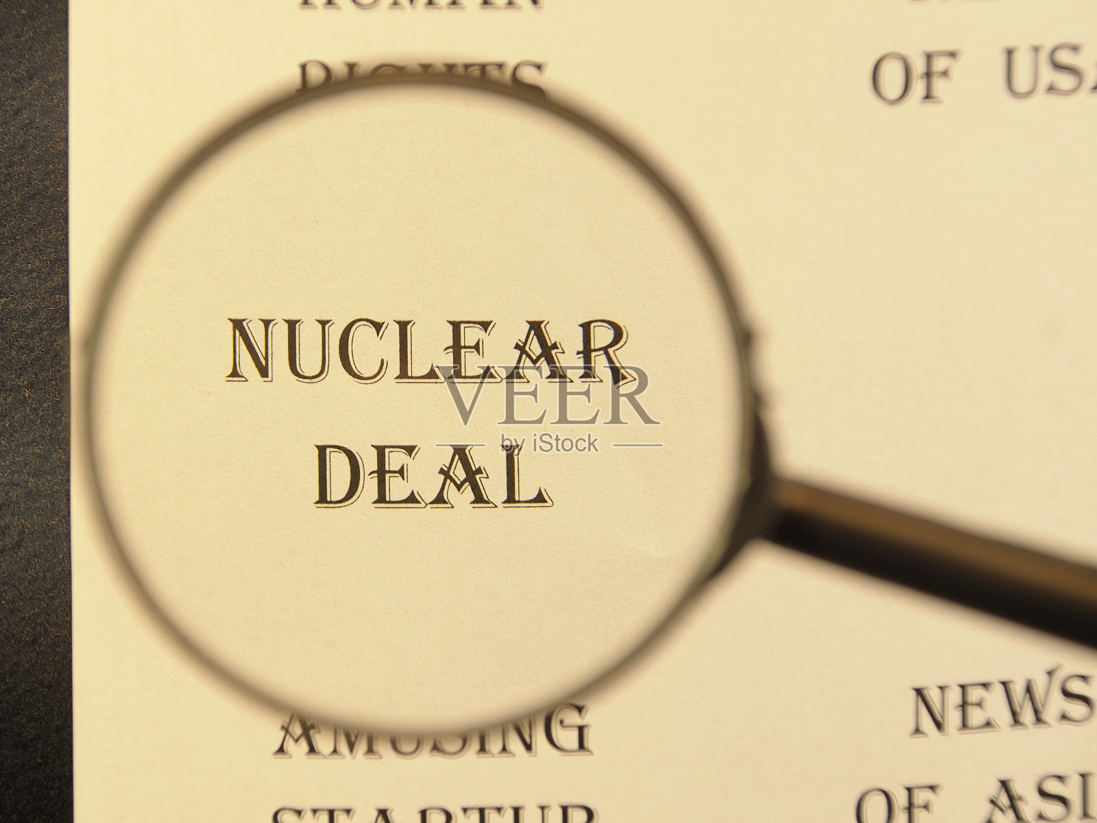 标题“核协议”照片摄影图片