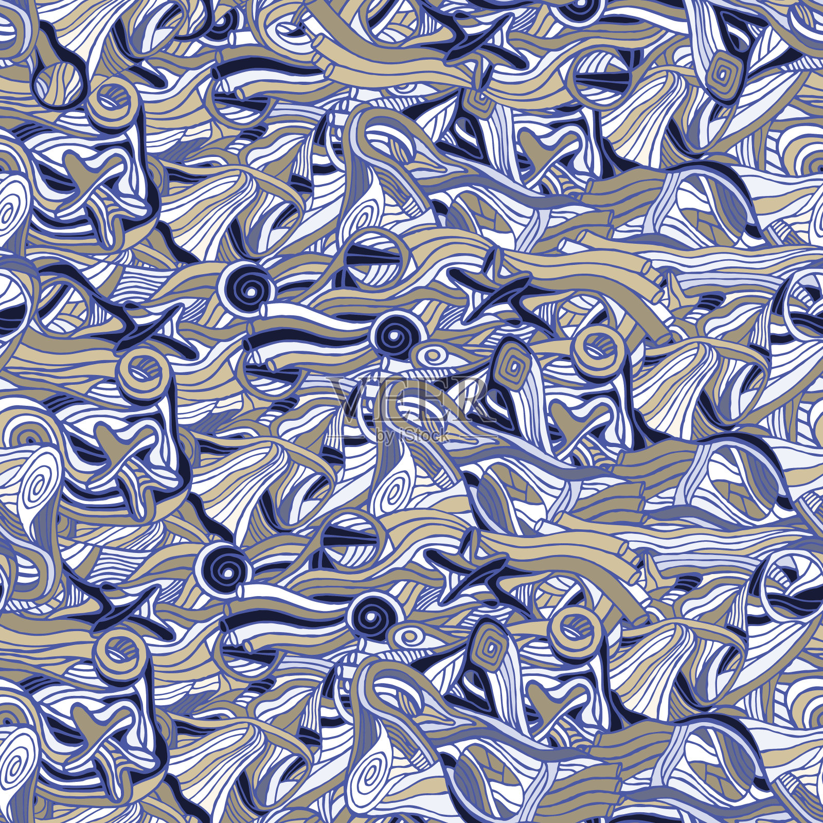 无缝模式。古典装饰元素。伊斯兰，阿拉伯，印度，奥斯曼帝国的主题。插画图片素材