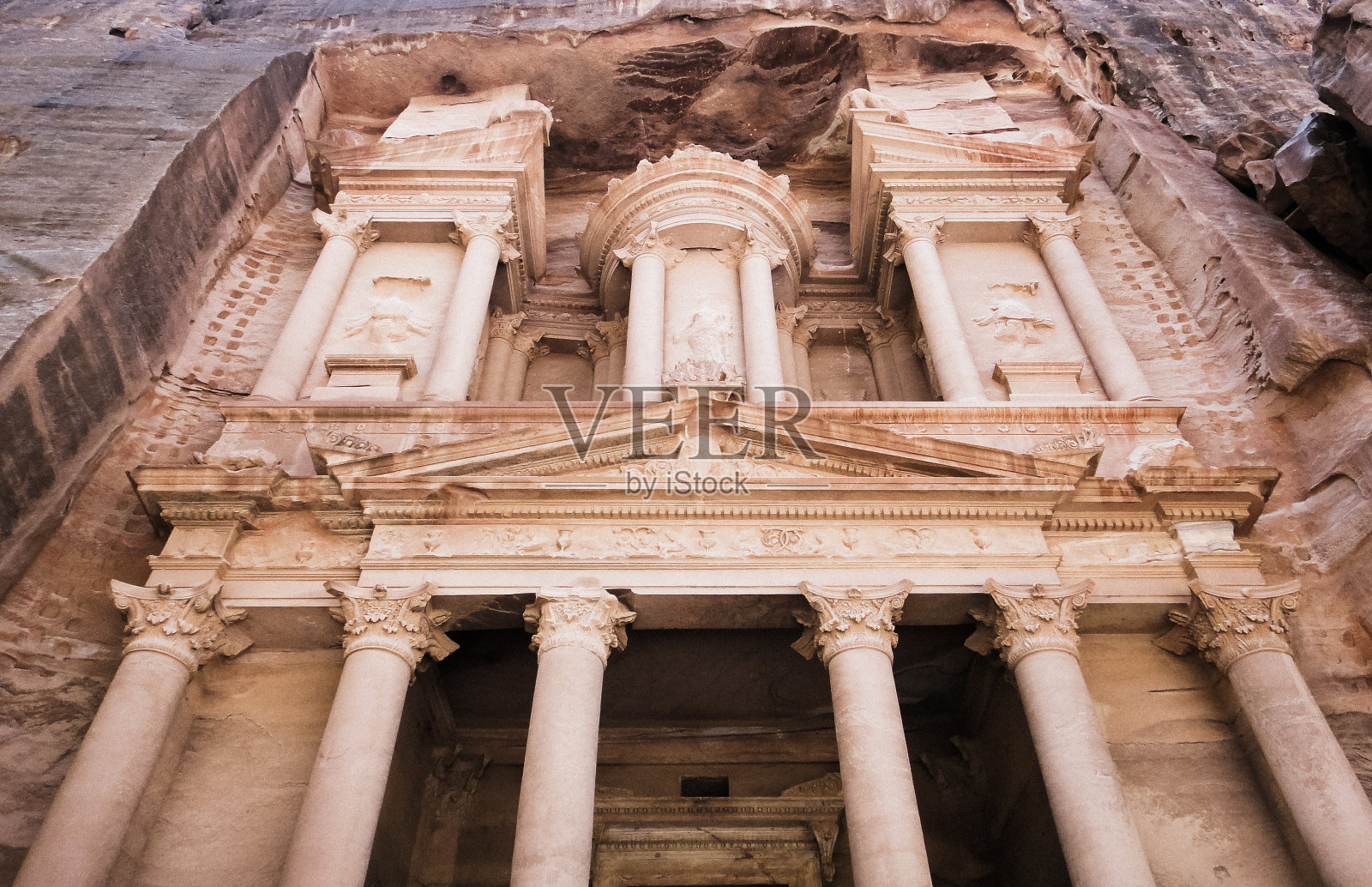 佩特拉(拉克姆)约旦纳巴泰古城照片摄影图片