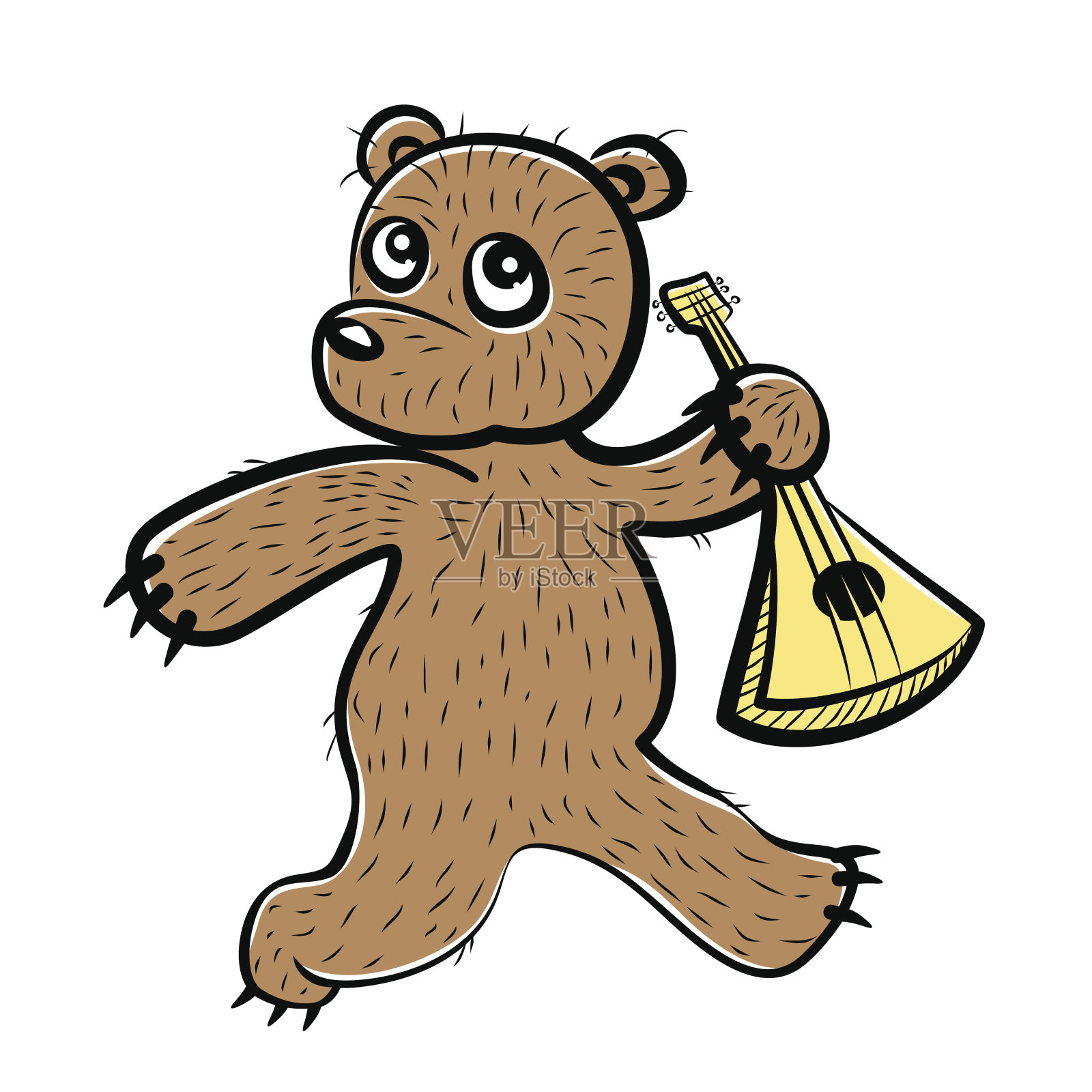 忍受俄式三弦琴设计元素图片