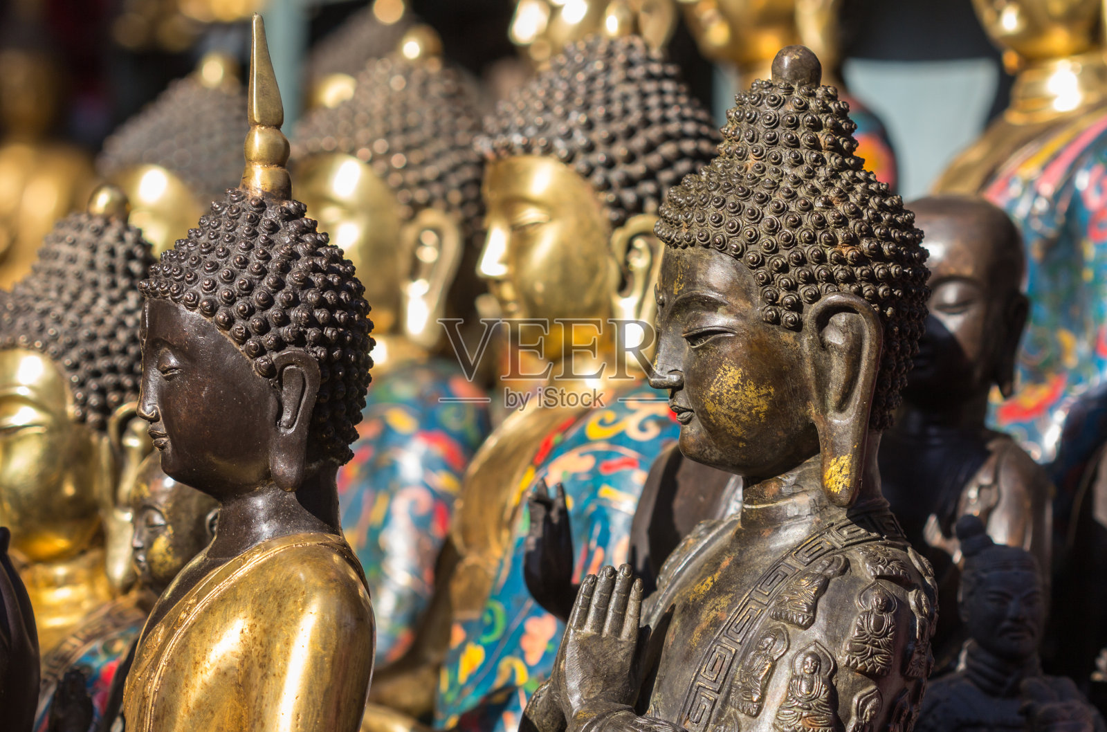 中国北京的佛像照片摄影图片