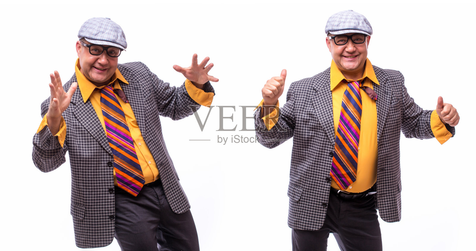 用乐器拼贴的老男表演者歌手艺术家照片摄影图片