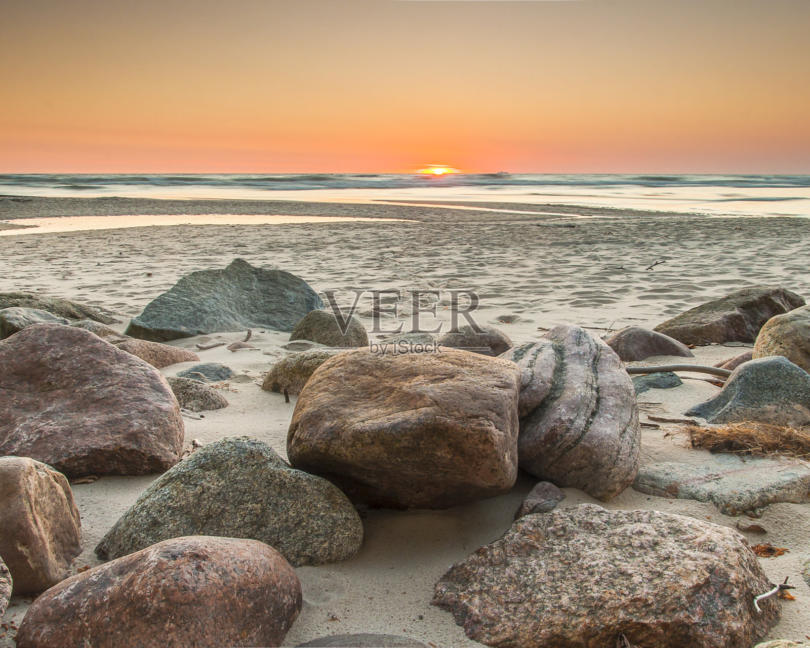 从波罗的海到波兰小镇罗泽威的景色照片摄影图片
