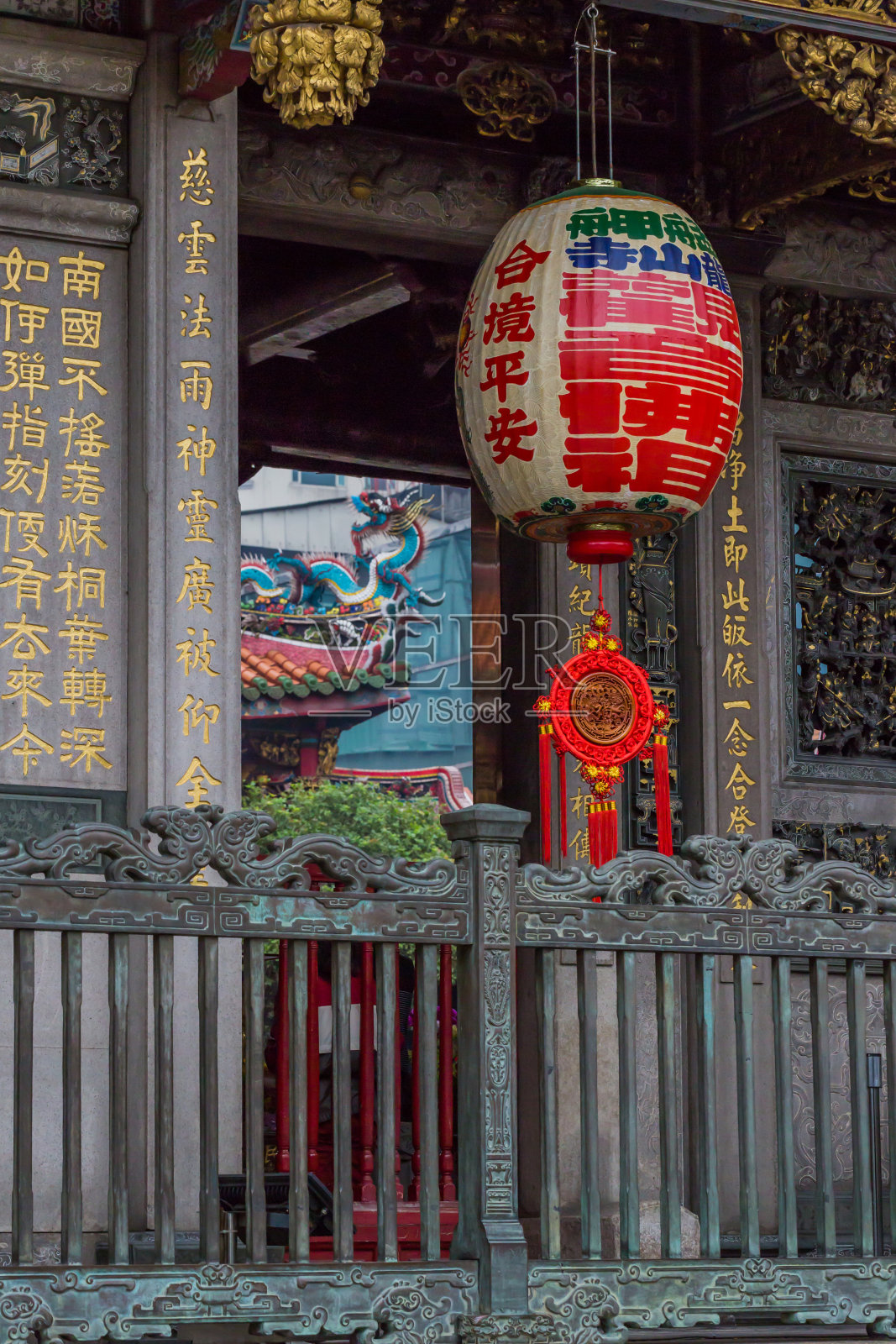 中国寺庙灯笼照片摄影图片