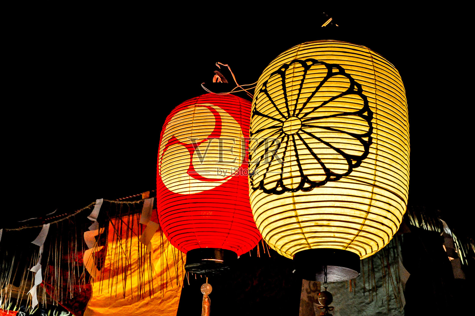 日本灯笼照片摄影图片