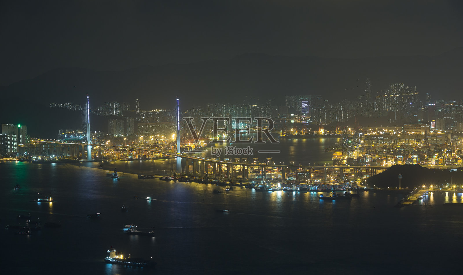 香港昂船洲大桥照片摄影图片