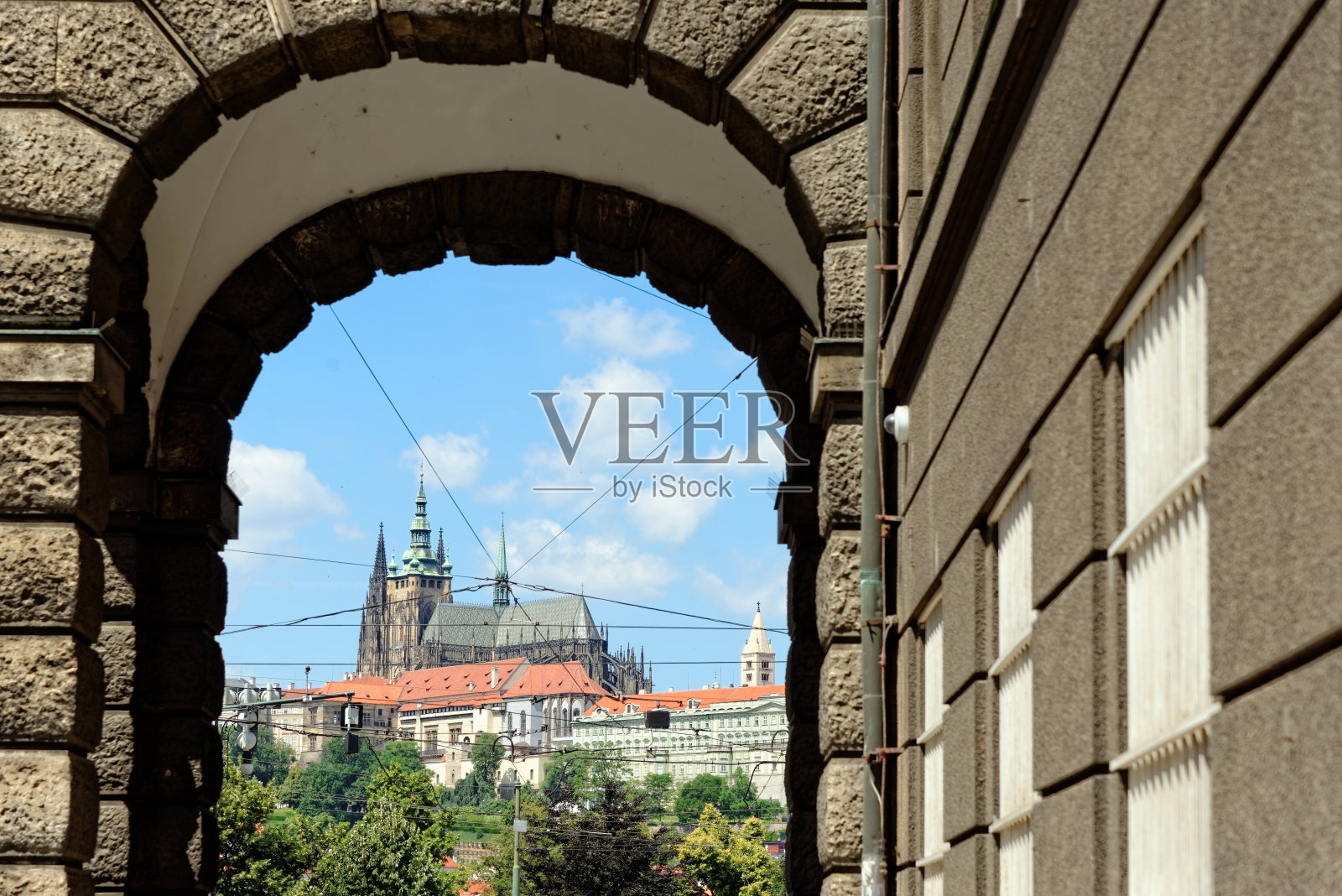 布拉格城堡，布拉格，捷克共和国。照片摄影图片