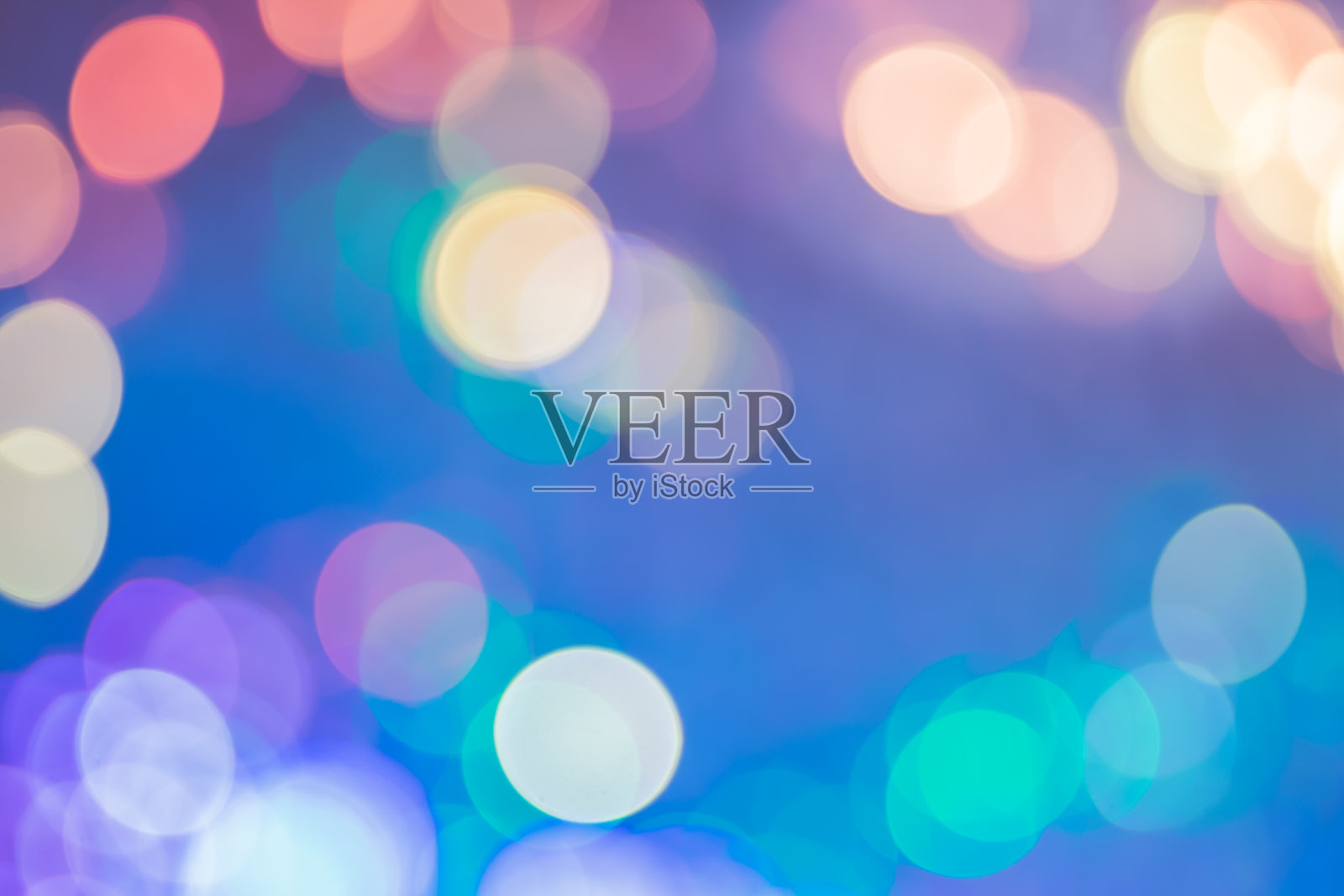 抽象模糊的圆散景光，用作背景照片摄影图片