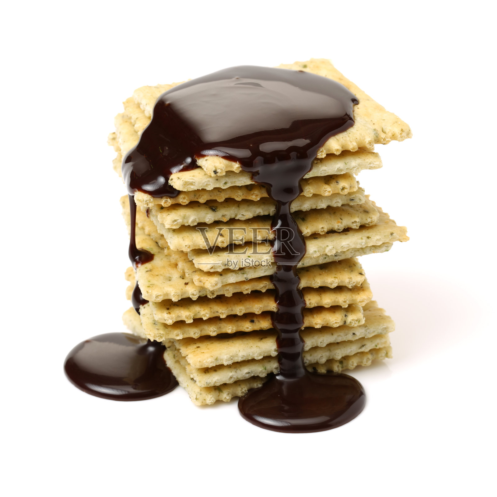 褐色的日本米饼干照片摄影图片