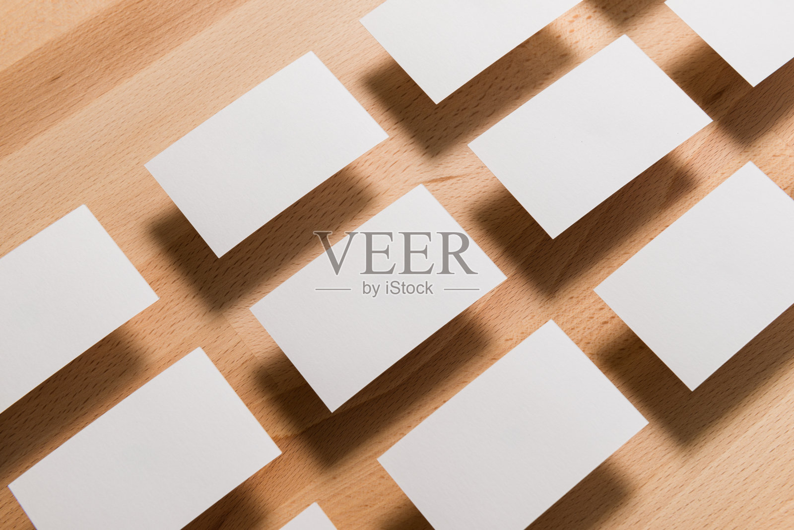 名片空白上的木材背景照片摄影图片