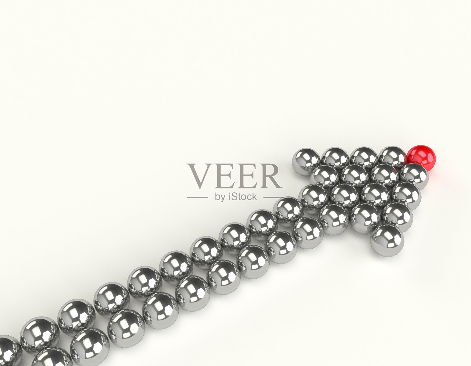 领导的概念。球插画图片素材