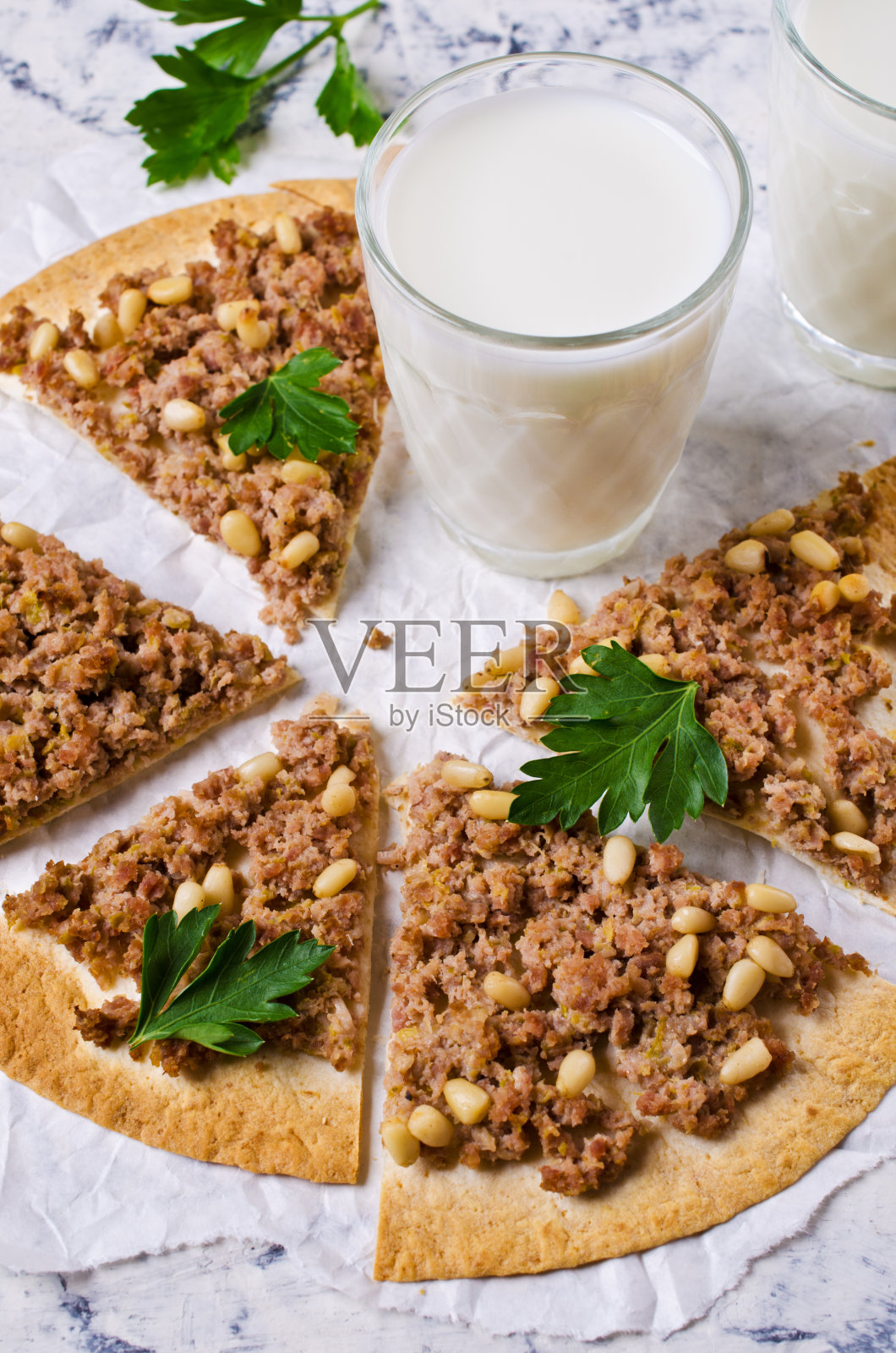 传统的亚洲薄玉米饼照片摄影图片