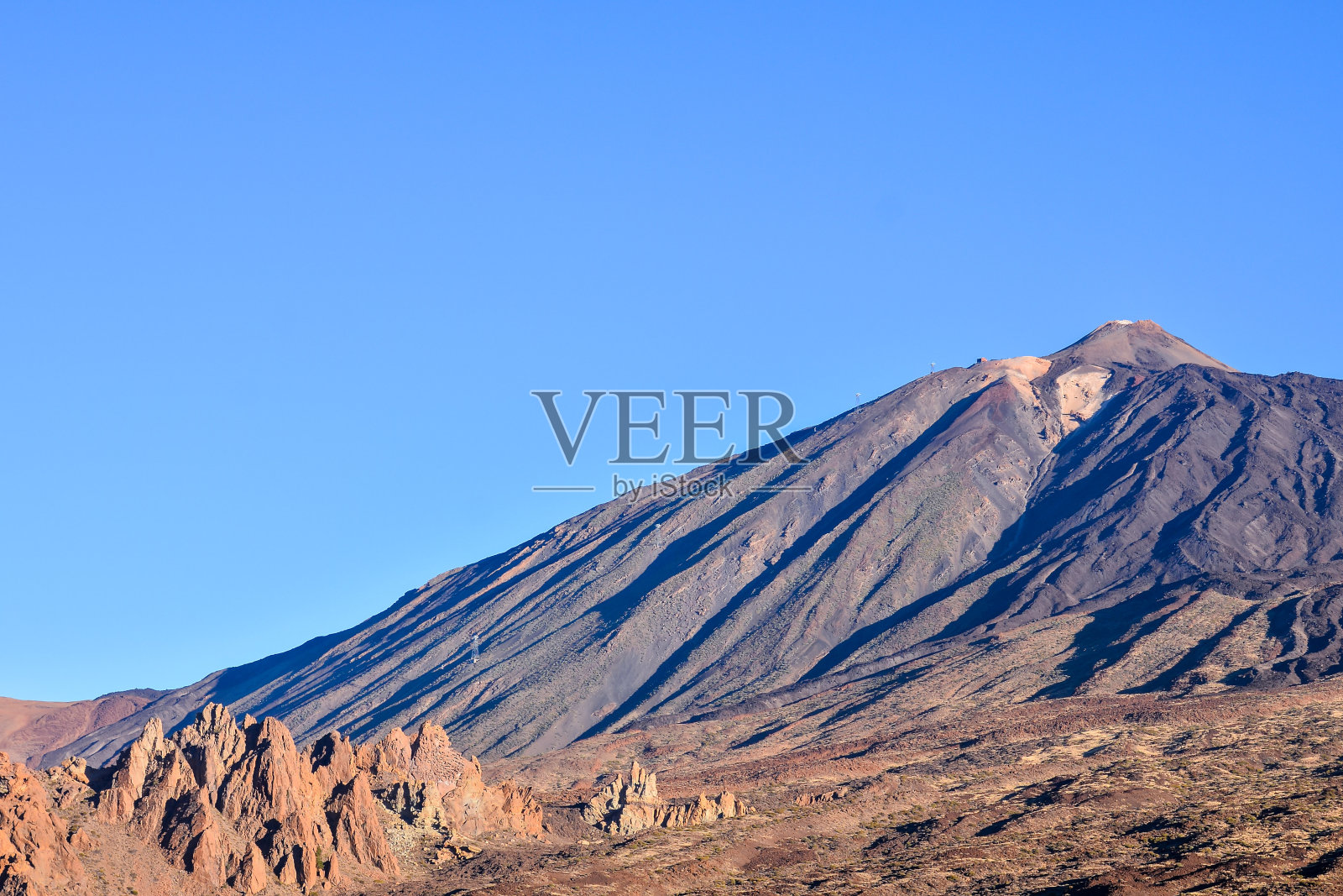 西班牙热带火山加那利群岛的景观照片摄影图片