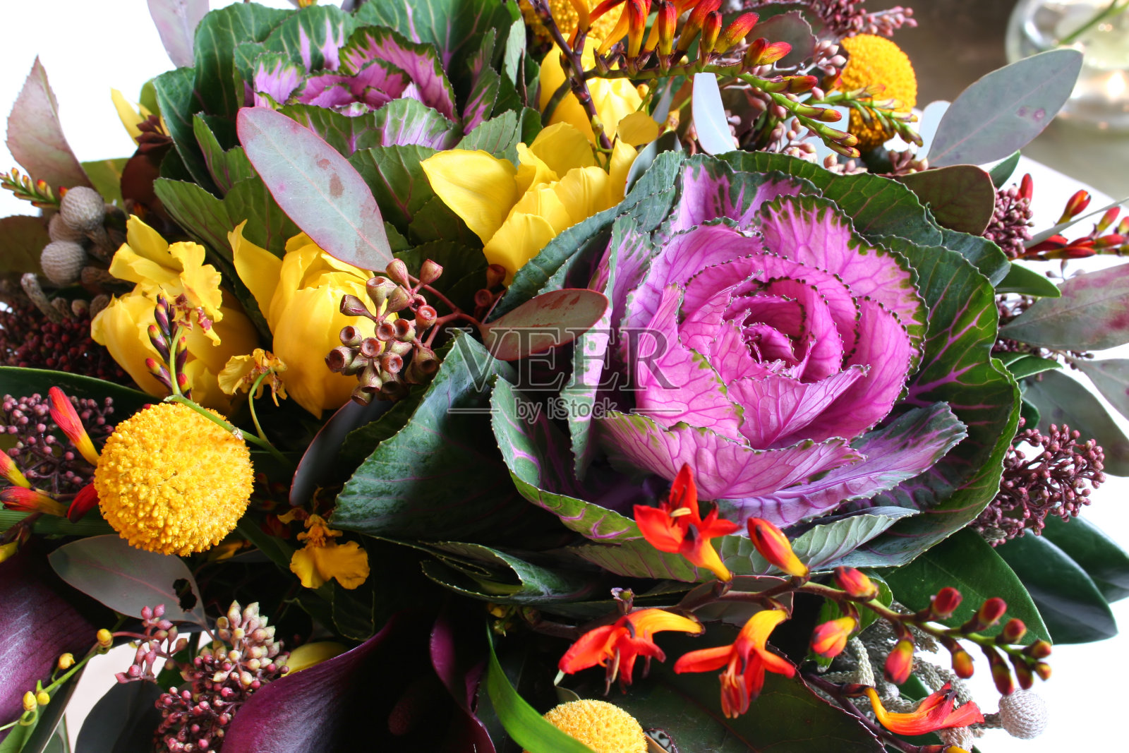 五颜六色的花束照片摄影图片