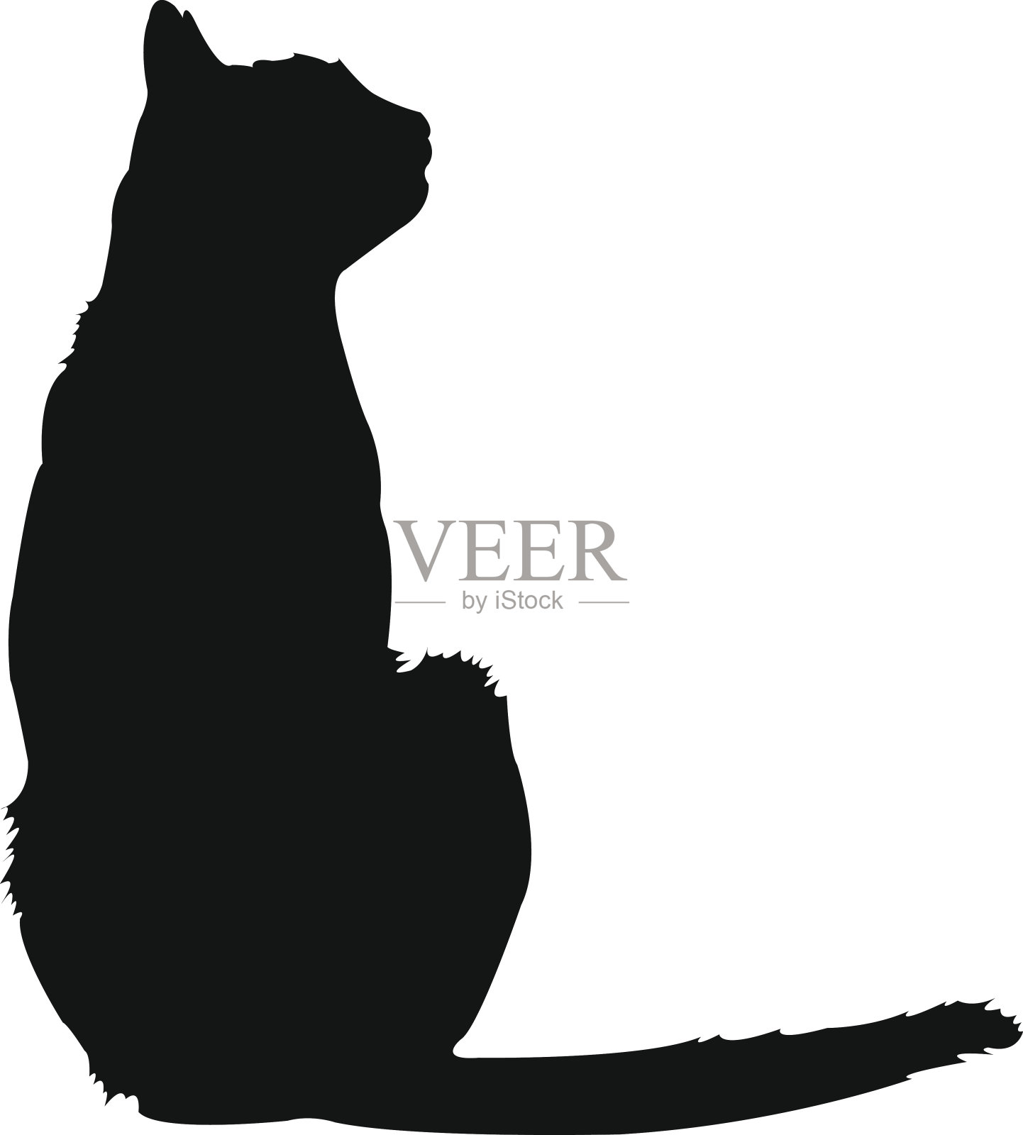 猫的轮廓设计元素图片