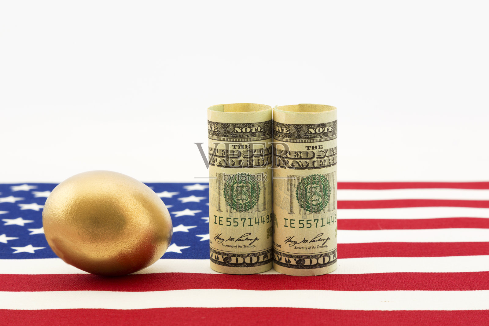 美国的投资积累了一笔储蓄照片摄影图片