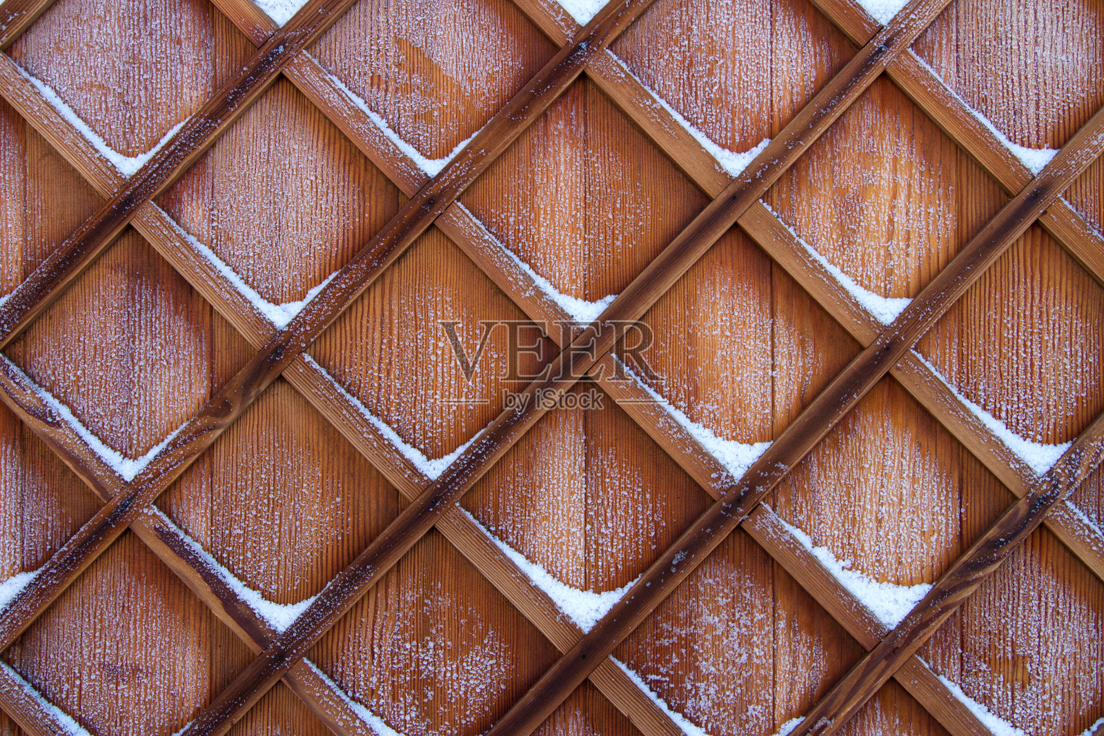 冰刺木格栅照片摄影图片