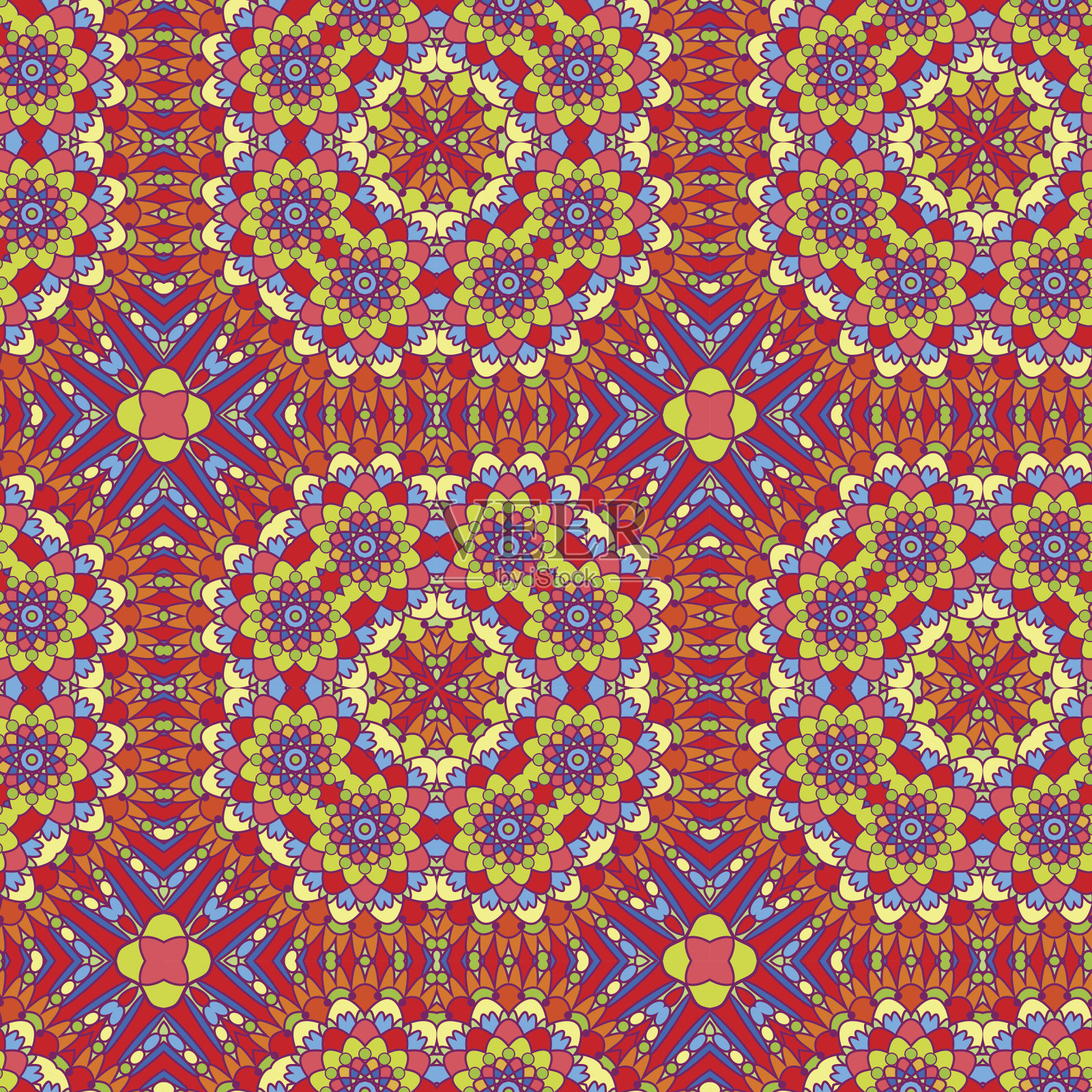 无缝的抽象模式。插画图片素材