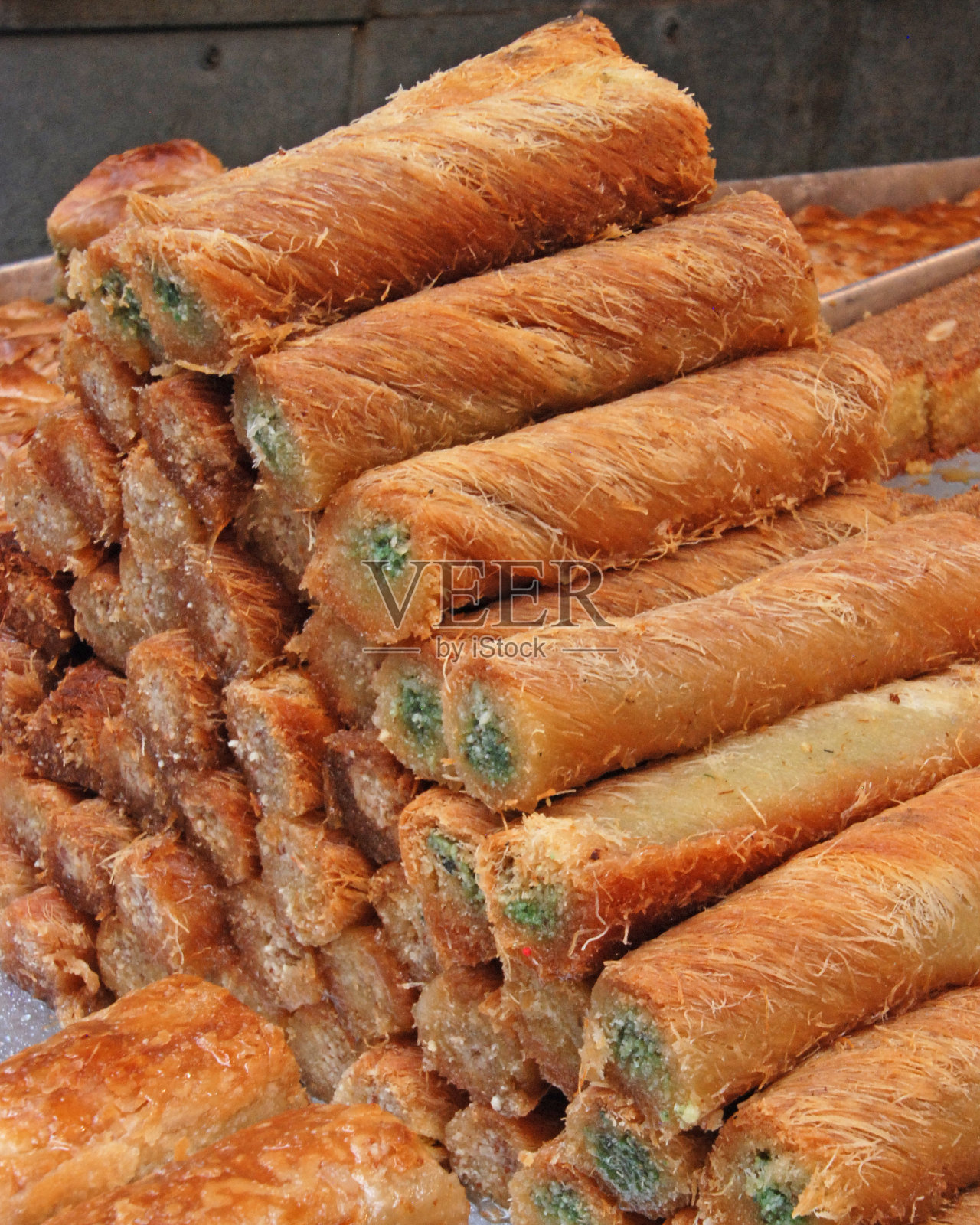 阿拉伯糕点照片摄影图片