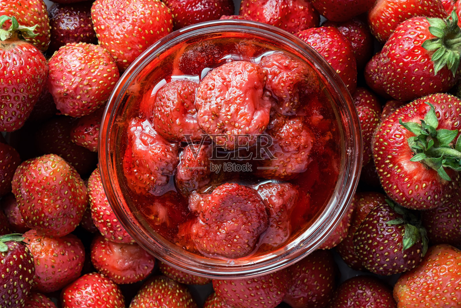 草莓小时照片摄影图片