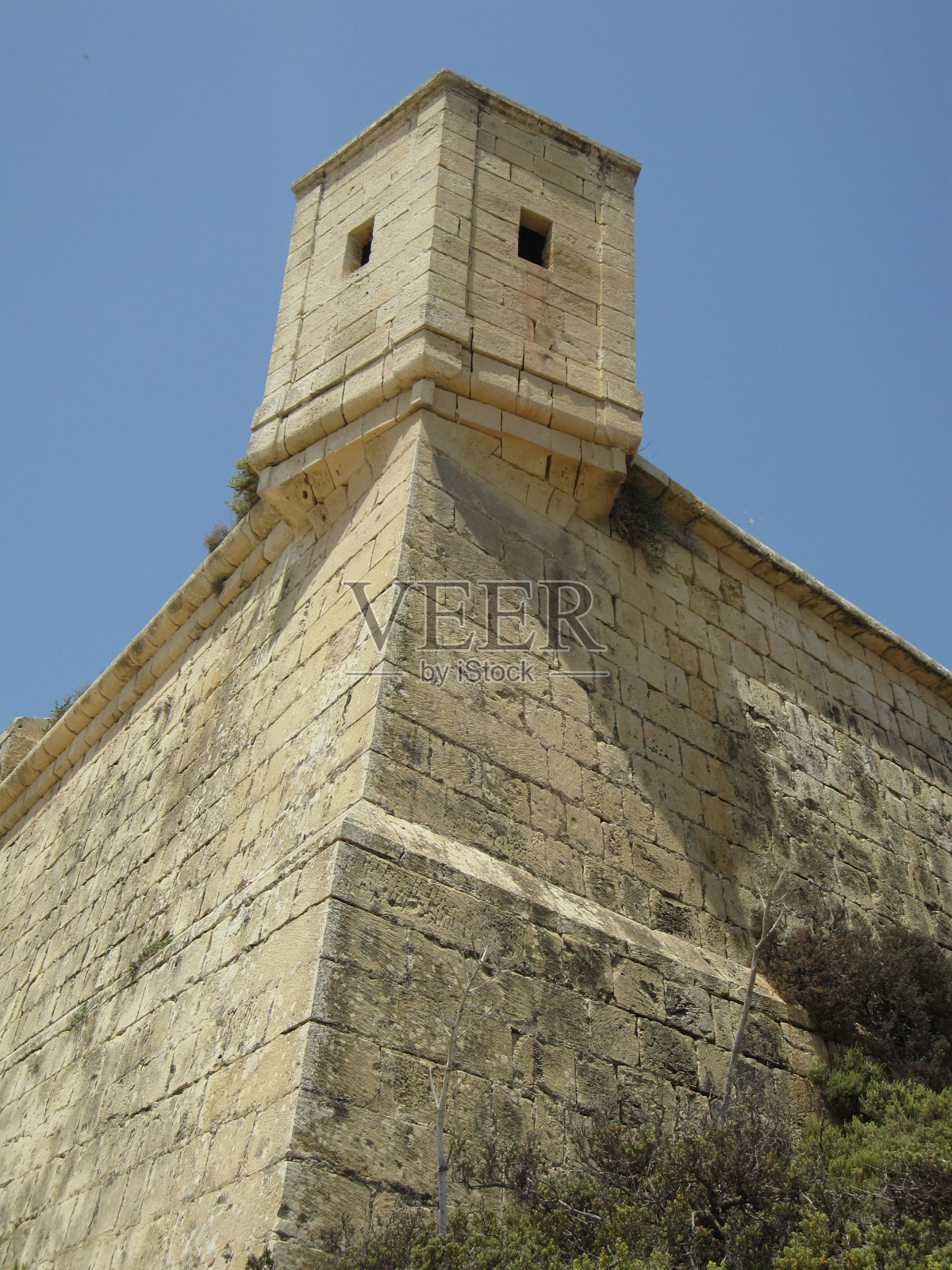 马耳他戈佐坎伯利堡墙照片摄影图片