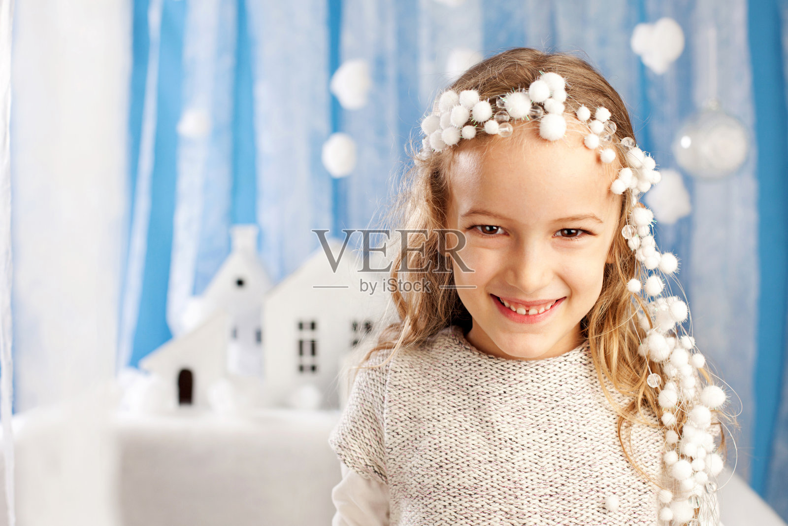 女孩就像仙女照片摄影图片