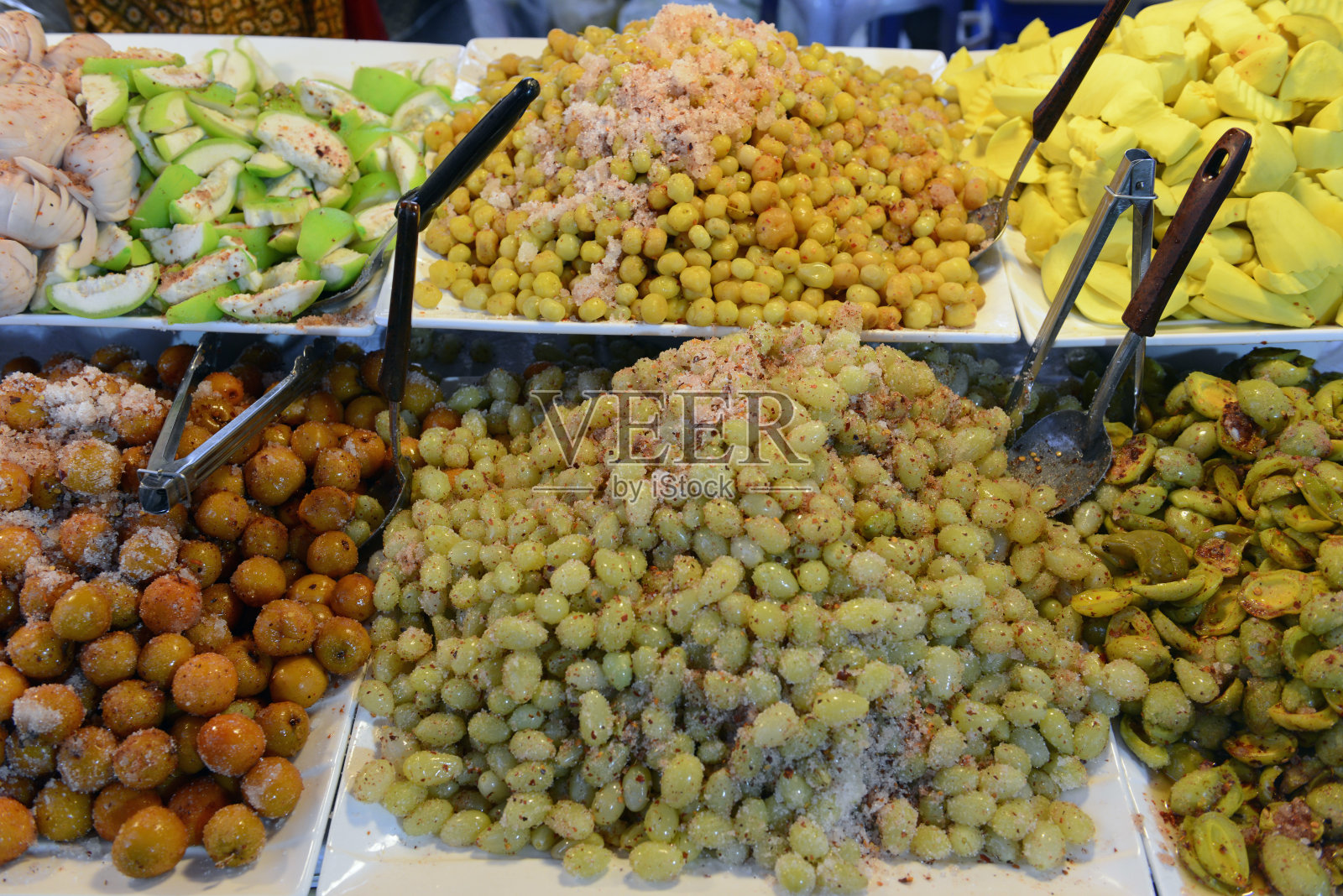 亚洲泰国曼谷市场泰国食品照片摄影图片