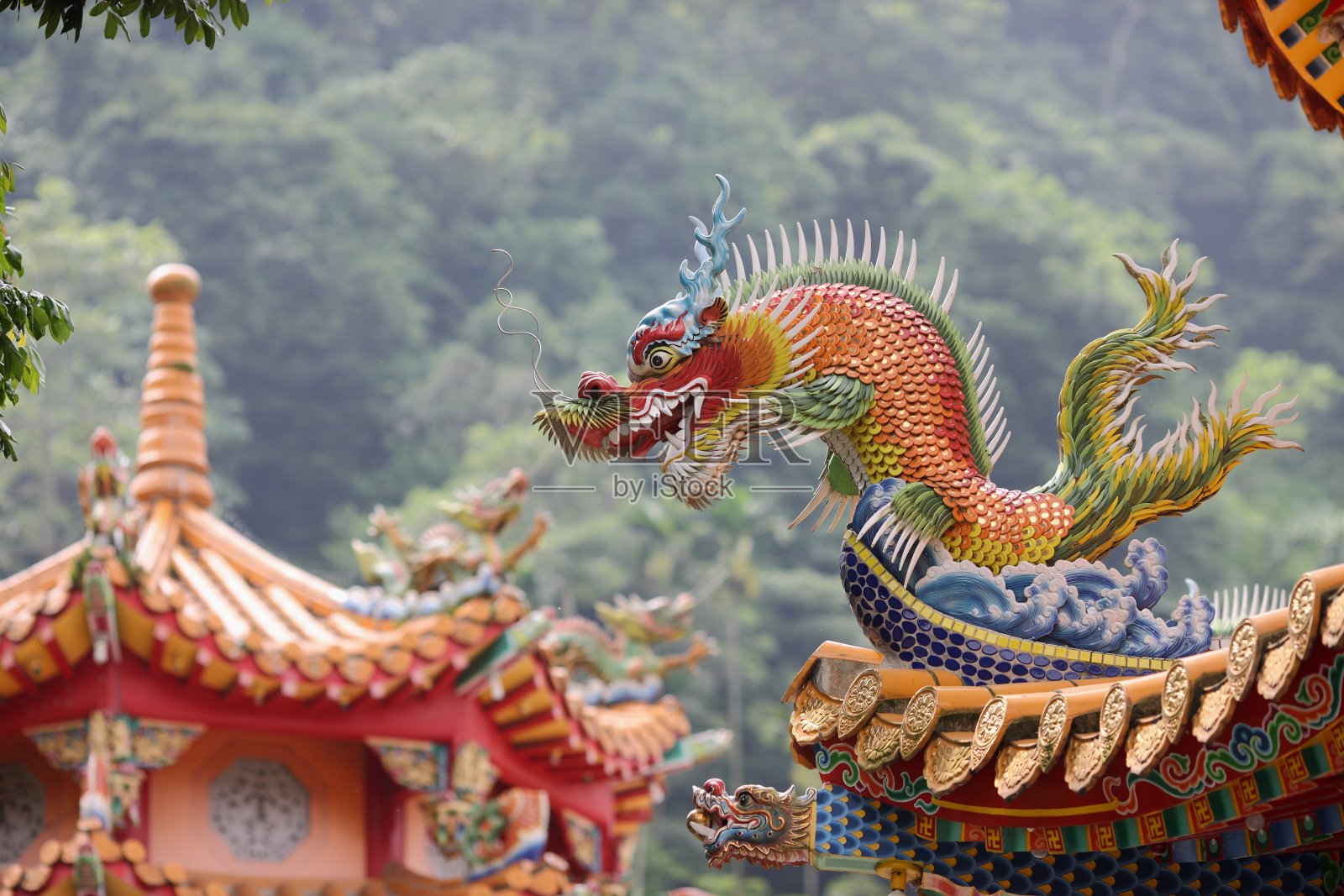 龙的雕像照片摄影图片