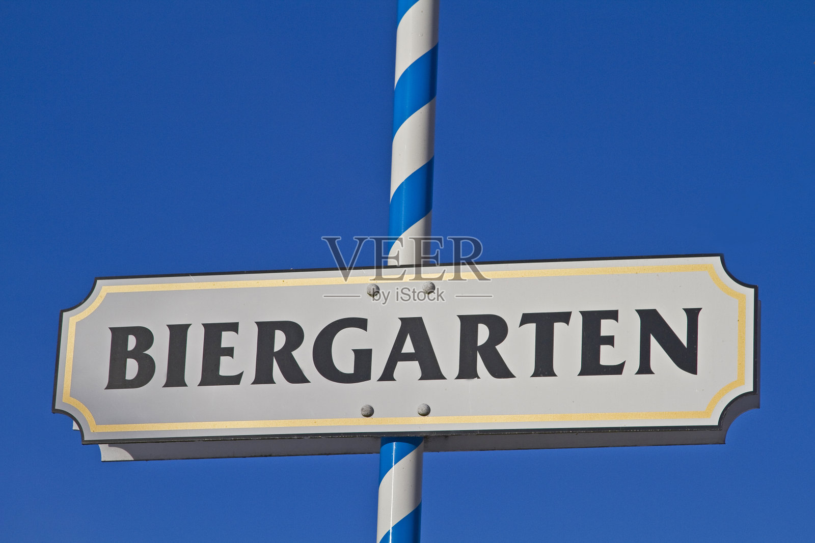 啤酒花园的迹象照片摄影图片