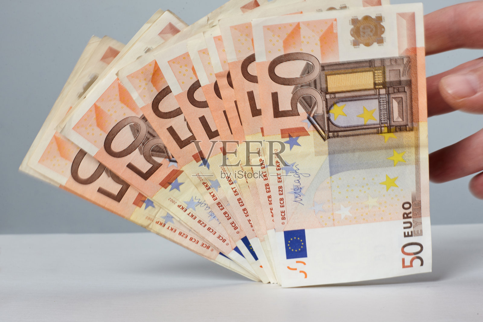 50欧元纸币照片摄影图片