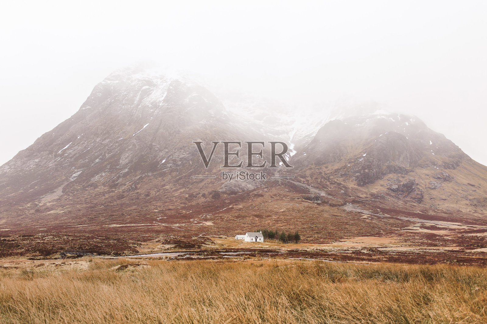 苏格兰的小房子照片摄影图片