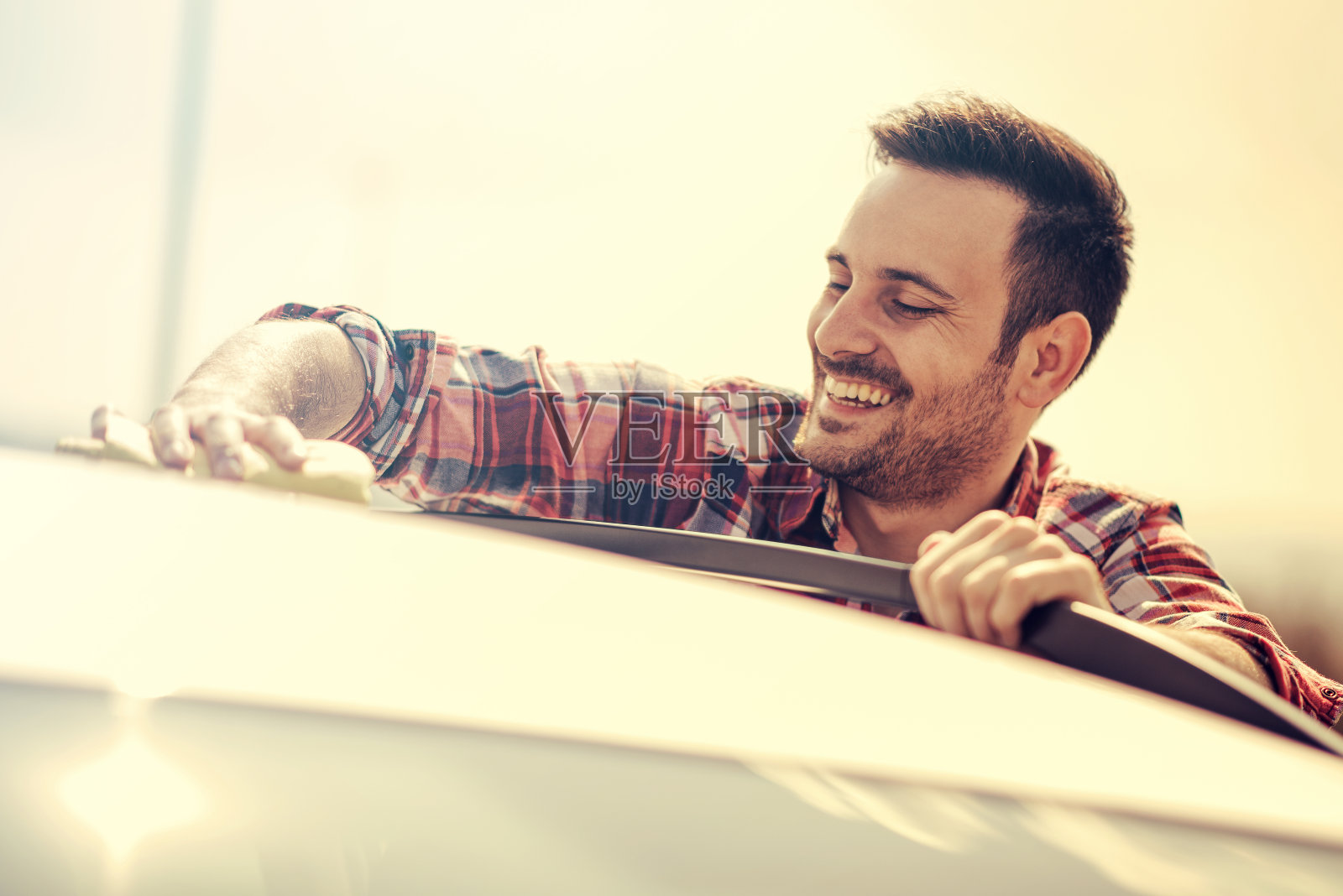 洗车照片摄影图片