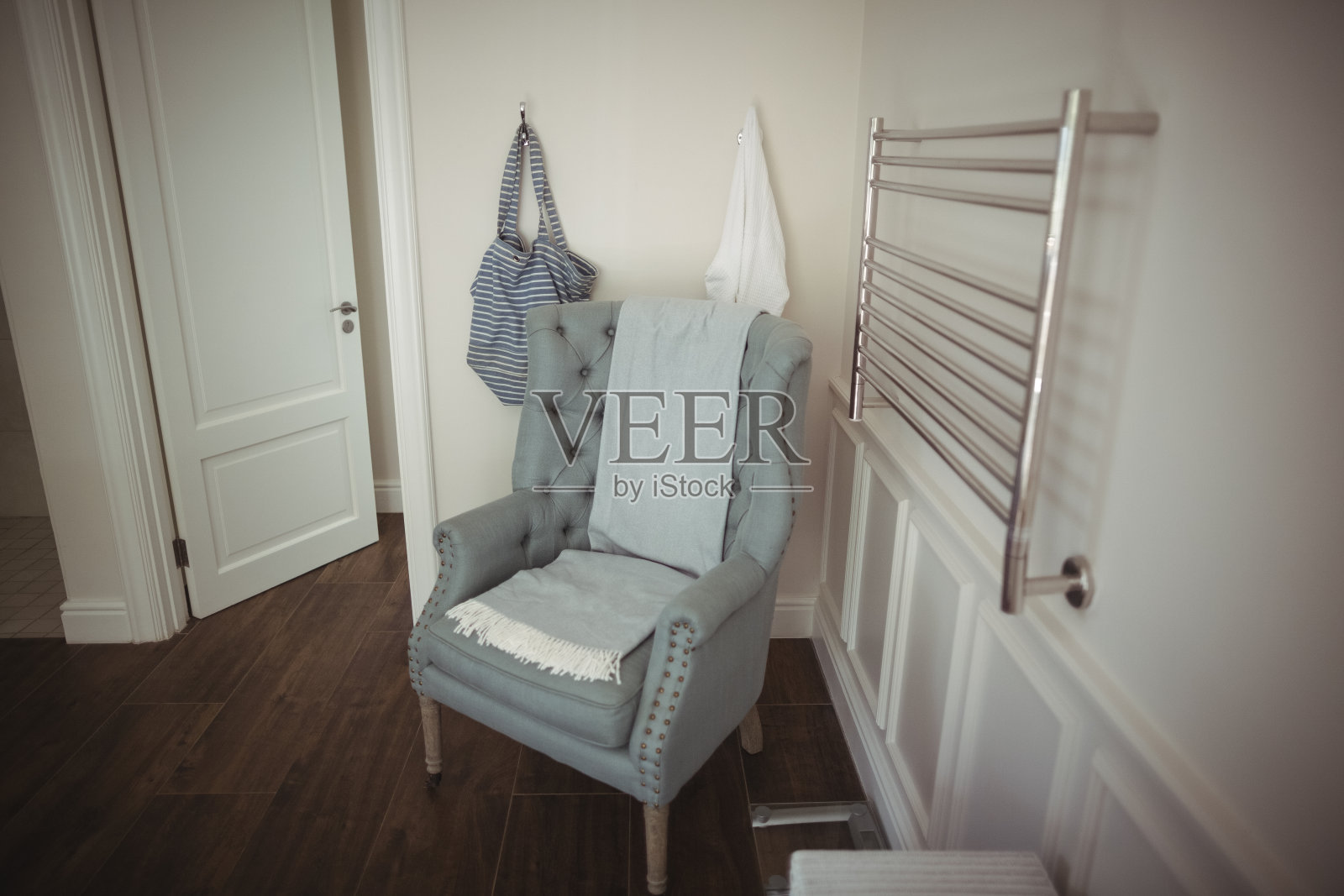 空椅子的室内视图照片摄影图片