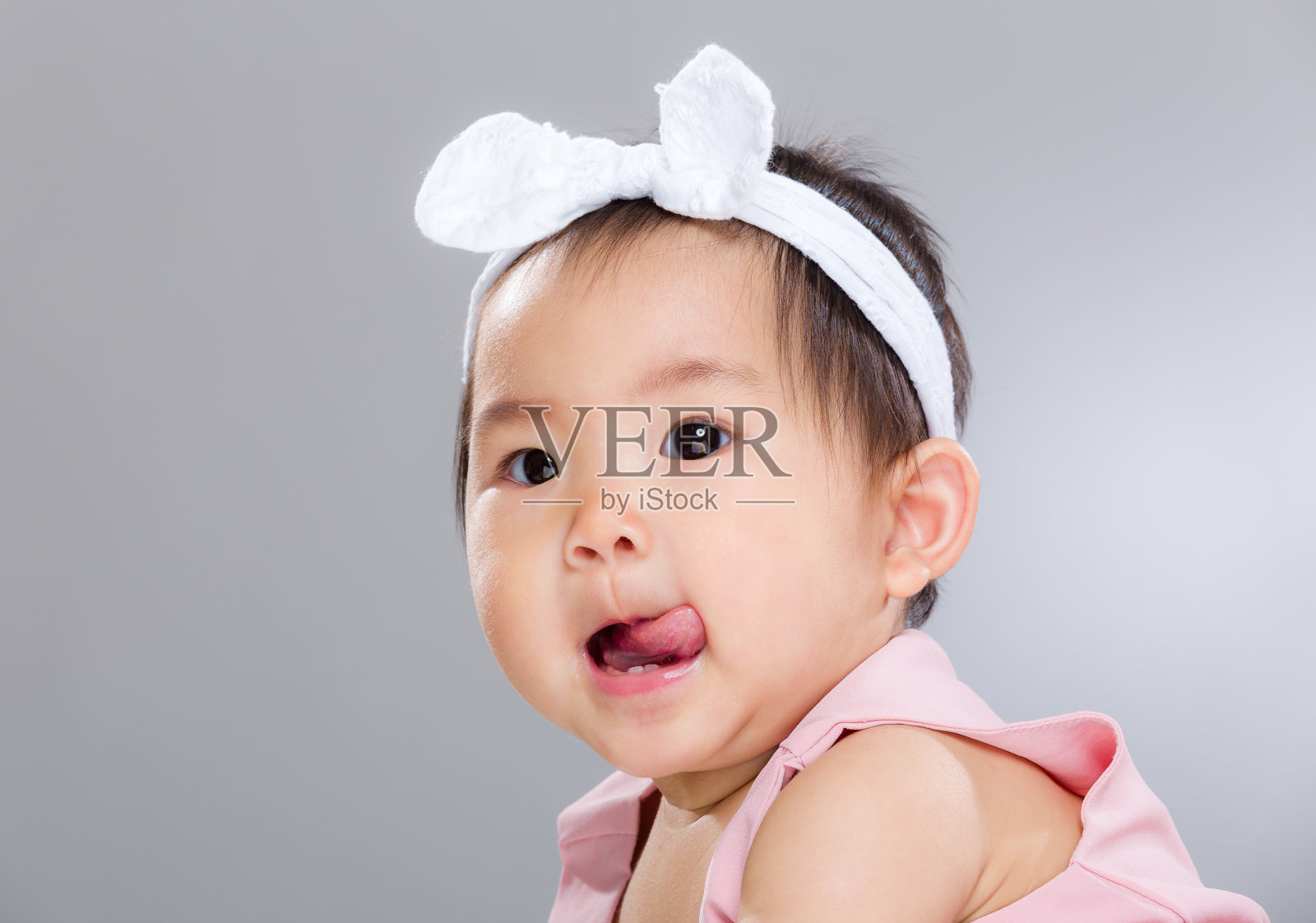 中国女婴的肖像照片摄影图片